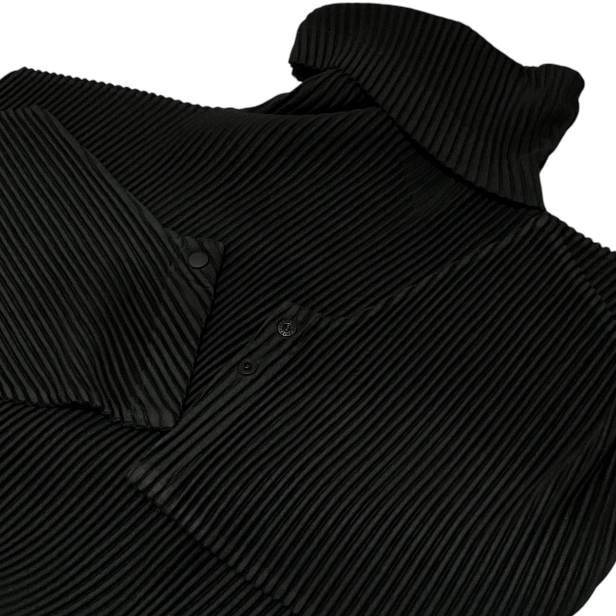 HOMME PLISSE ISSEY MIYAKE 変形プリーツシャツHP58-JK306 古着・中古-5枚目のアイテム画像