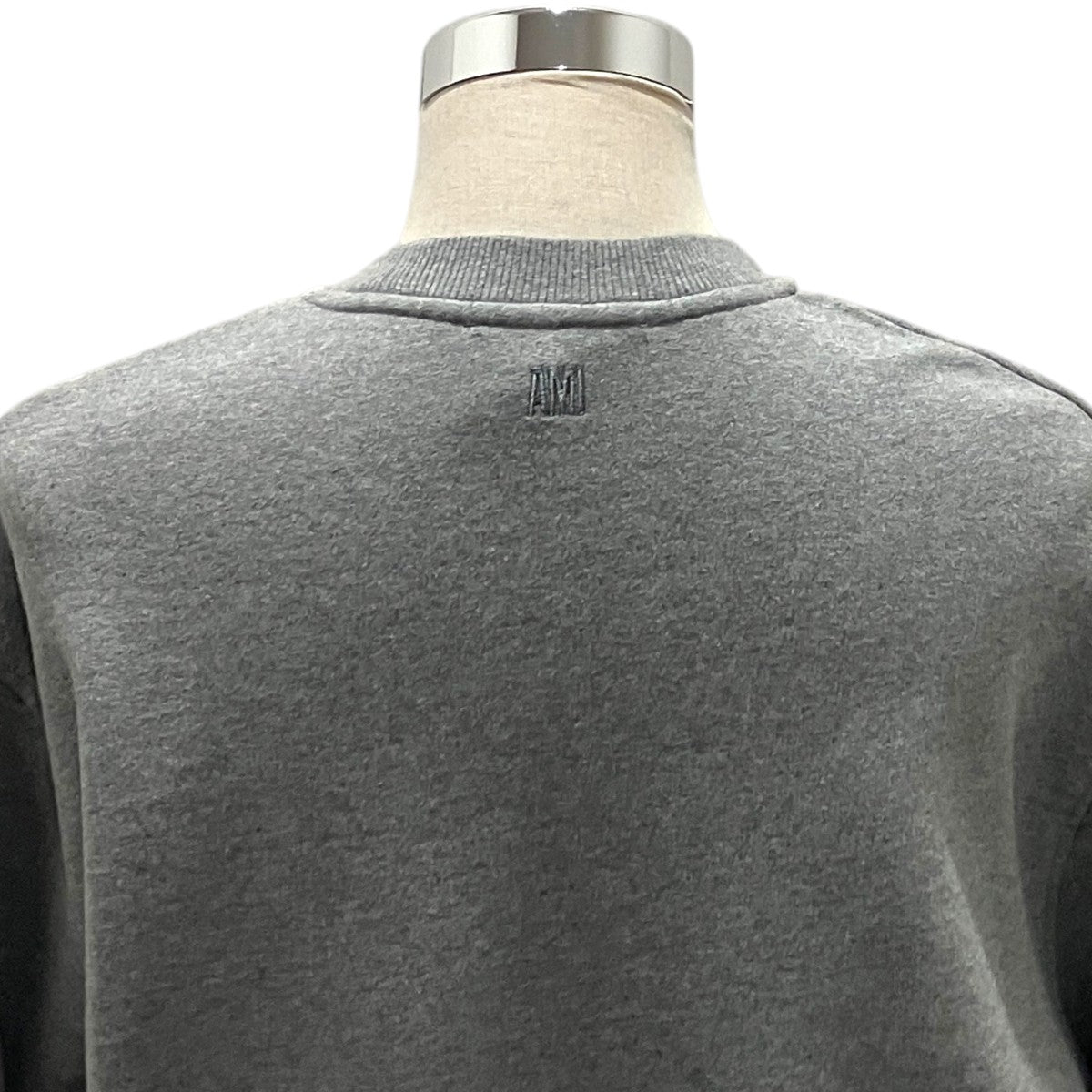 AMI Alexandre Mattiussi ハートロゴ刺繍スウェットE22USW001.730 古着・中古-4枚目のアイテム画像
