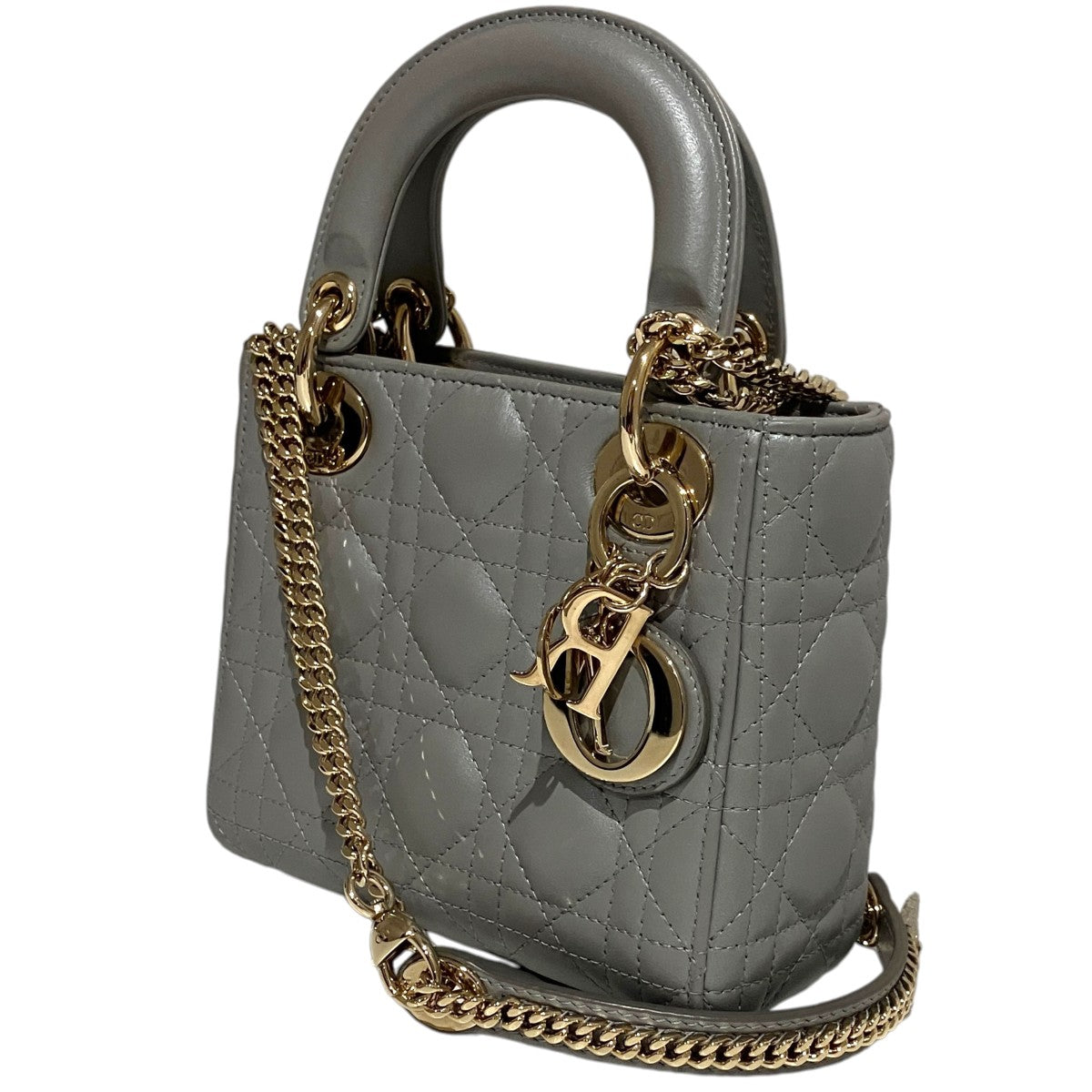 Christian Dior 【Lady Dior バッグ ミニ】2WAYショルダーバッグ 古着・中古-1枚目のアイテム画像