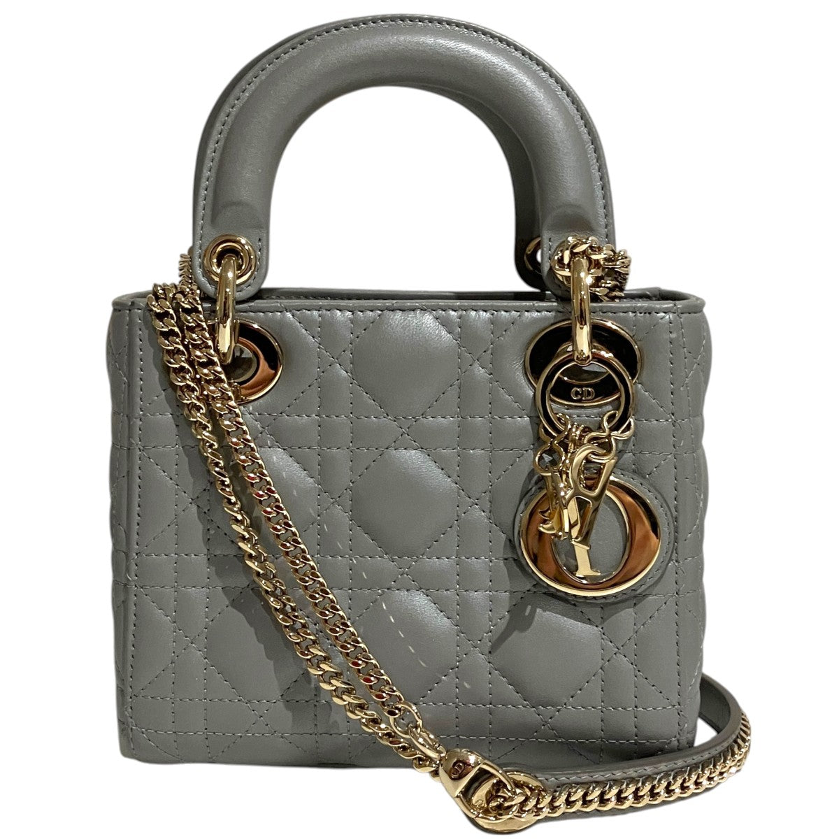 Christian Dior 【Lady Dior バッグ ミニ】2WAYショルダーバッグ 古着・中古-2枚目のアイテム画像