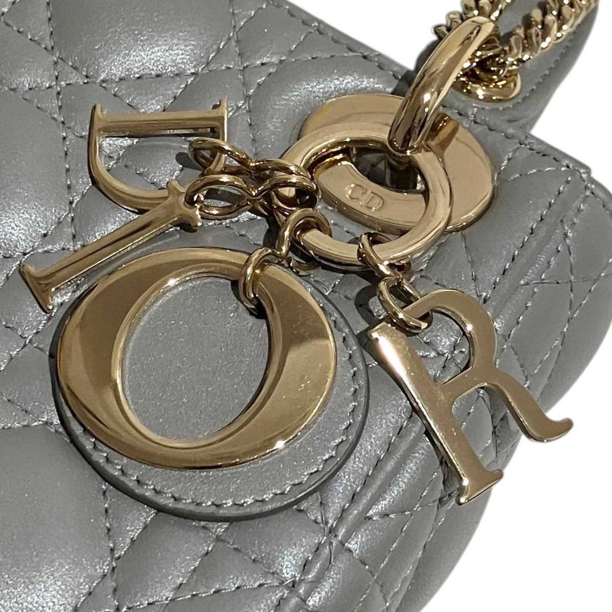 Christian Dior 【Lady Dior バッグ ミニ】2WAYショルダーバッグ 古着・中古-8枚目のアイテム画像