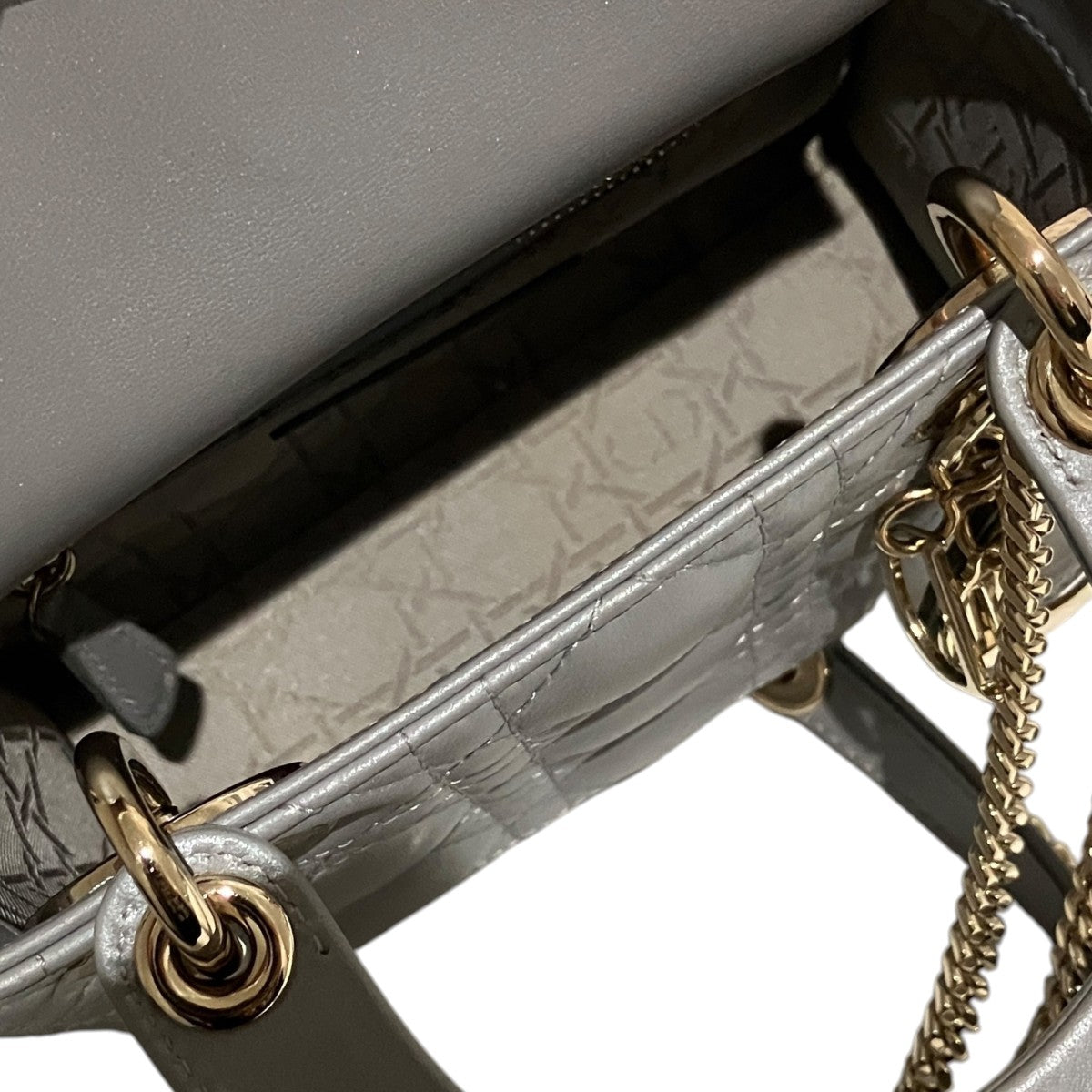 Christian Dior 【Lady Dior バッグ ミニ】2WAYショルダーバッグ 古着・中古-9枚目のアイテム画像