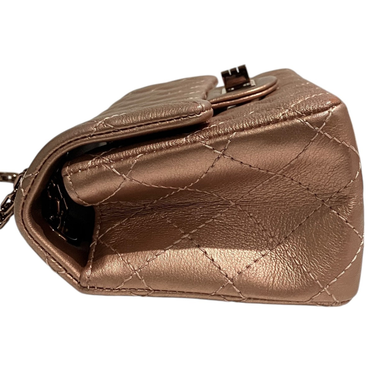 CHANEL 【2．55】チェーンショルダーバッグ 古着・中古-3枚目のアイテム画像
