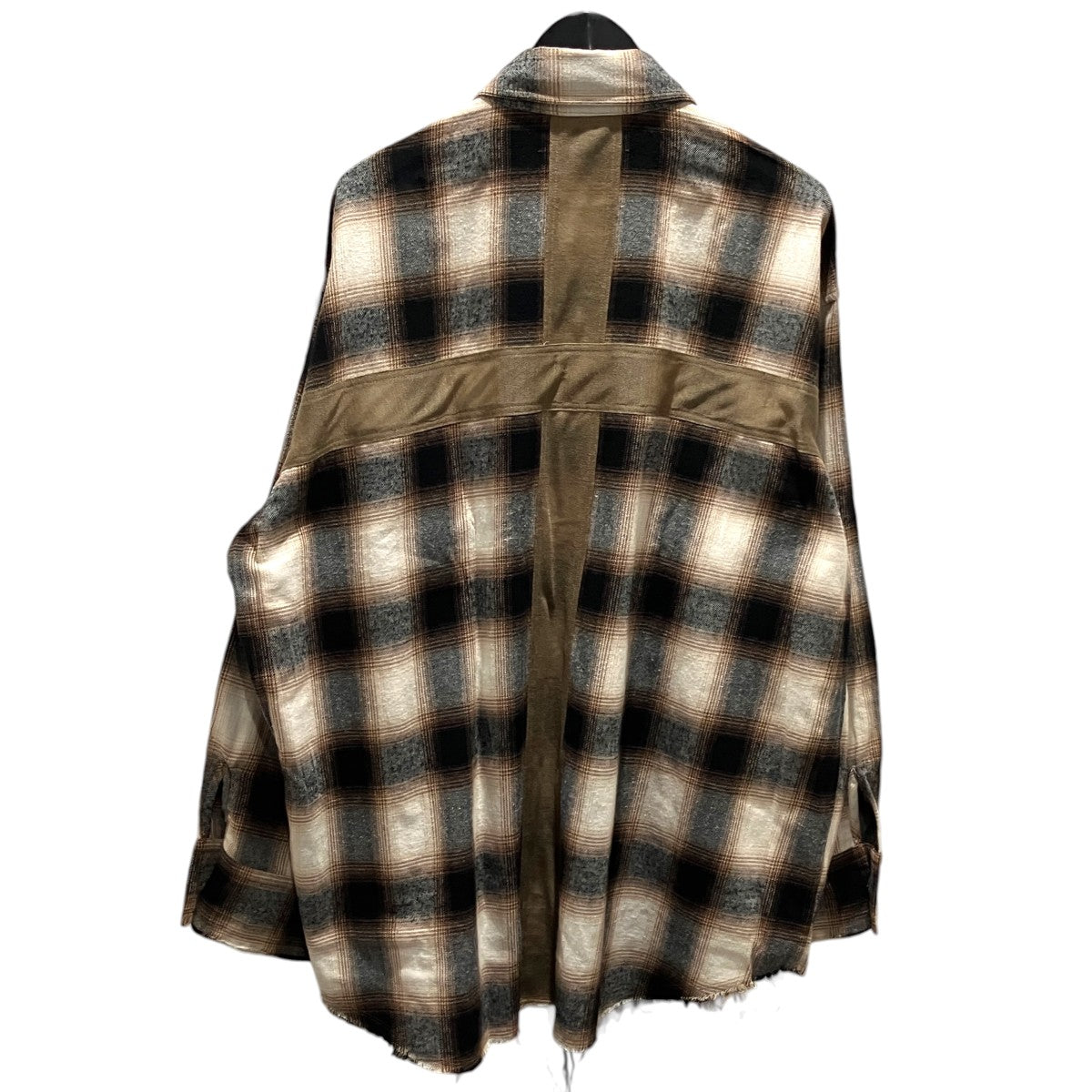 JUN NAKAYAMA 【CROSS SHIRTS】チェックシャツJN-FW25-024 古着・中古-2枚目のアイテム画像