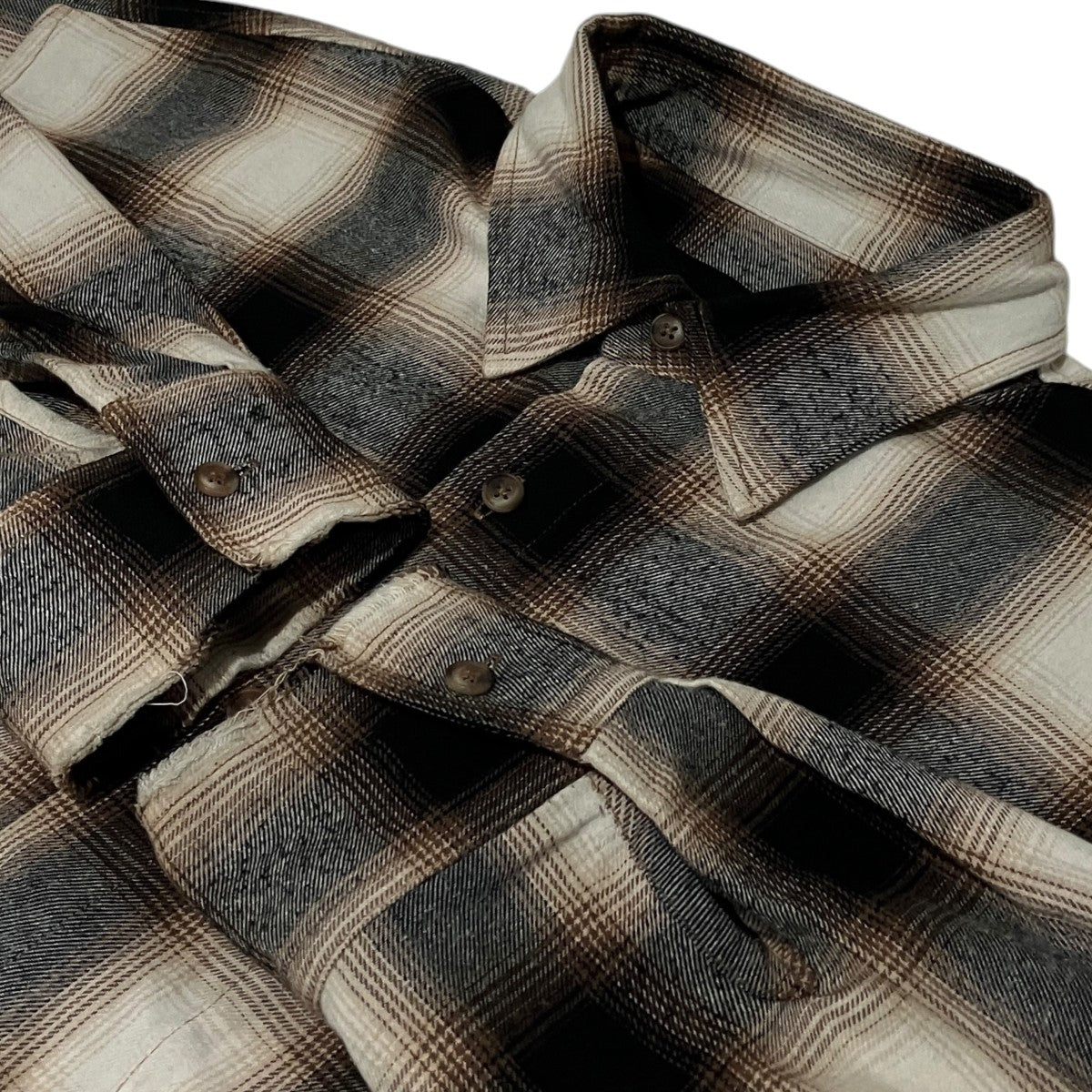 JUN NAKAYAMA 【CROSS SHIRTS】チェックシャツJN-FW25-024 古着・中古-5枚目のアイテム画像