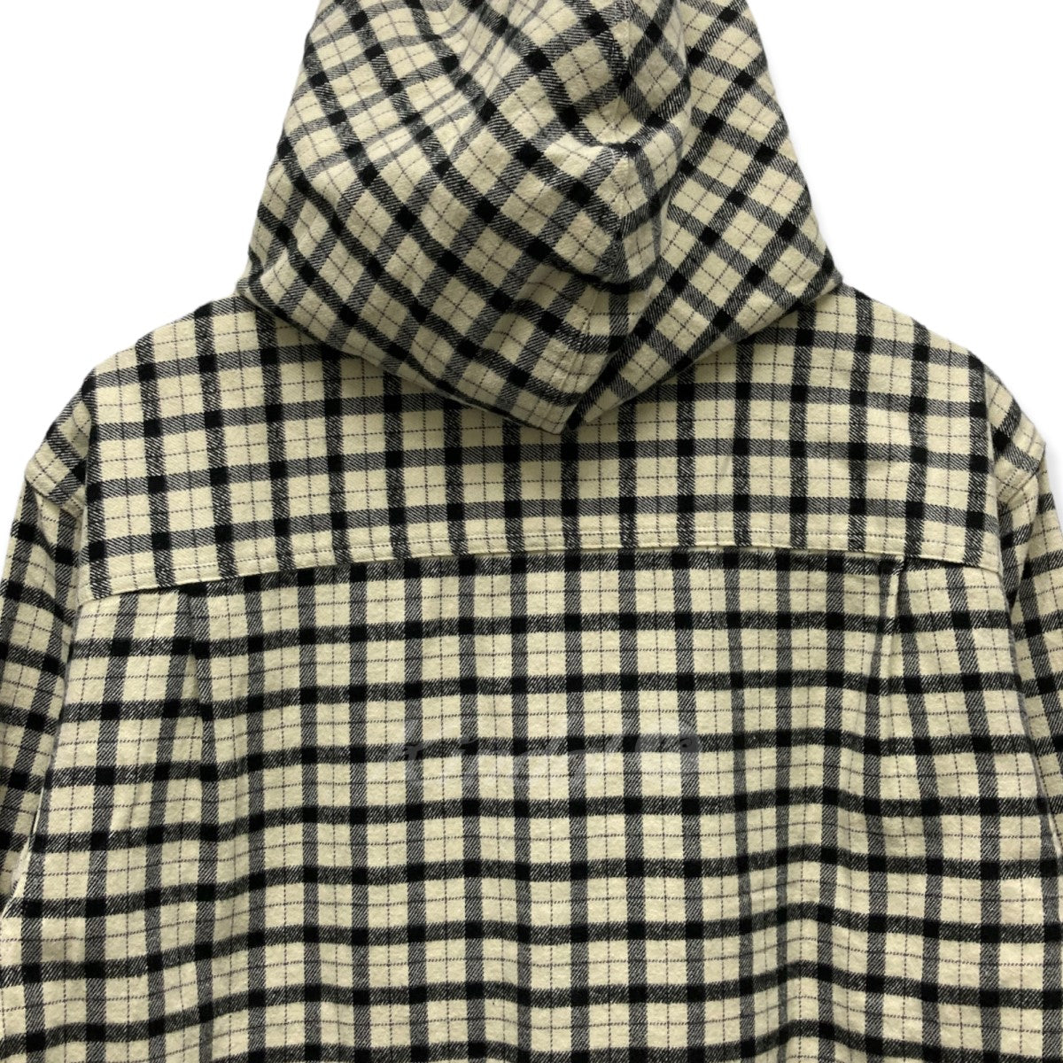 22SS「Mini Plaid Hooded Shirt」チェックフーデッドシャツ