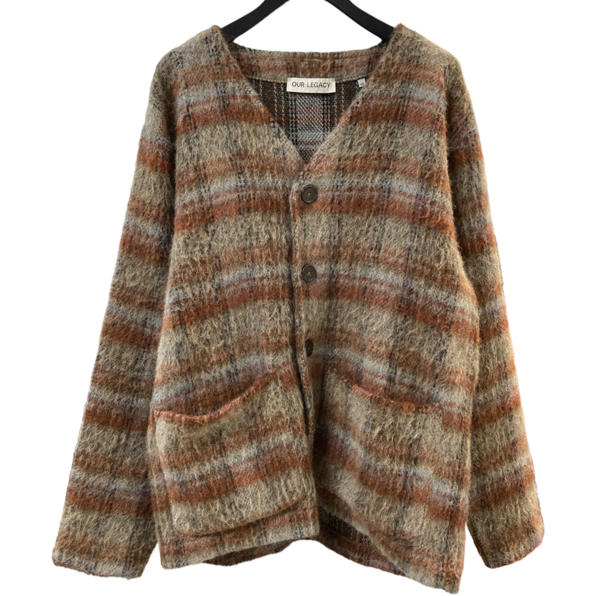 OUR LEGACY(アワーレガシー) 22AW「AMENT CHECK MOHAIR CARDIGAN 