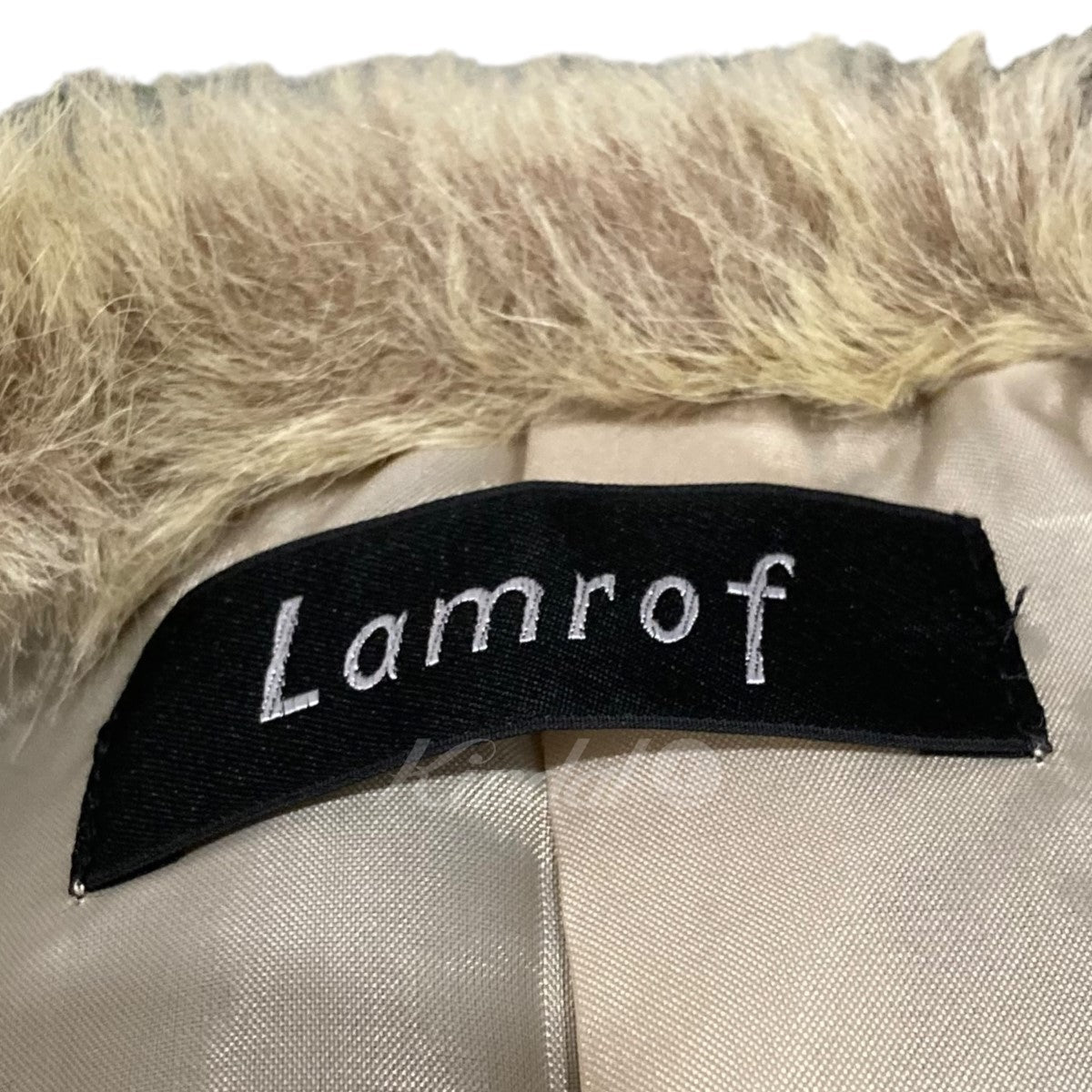 Lamrof(ラムロフ) 「 Fur Hippie Vest」フェイクファーベスト