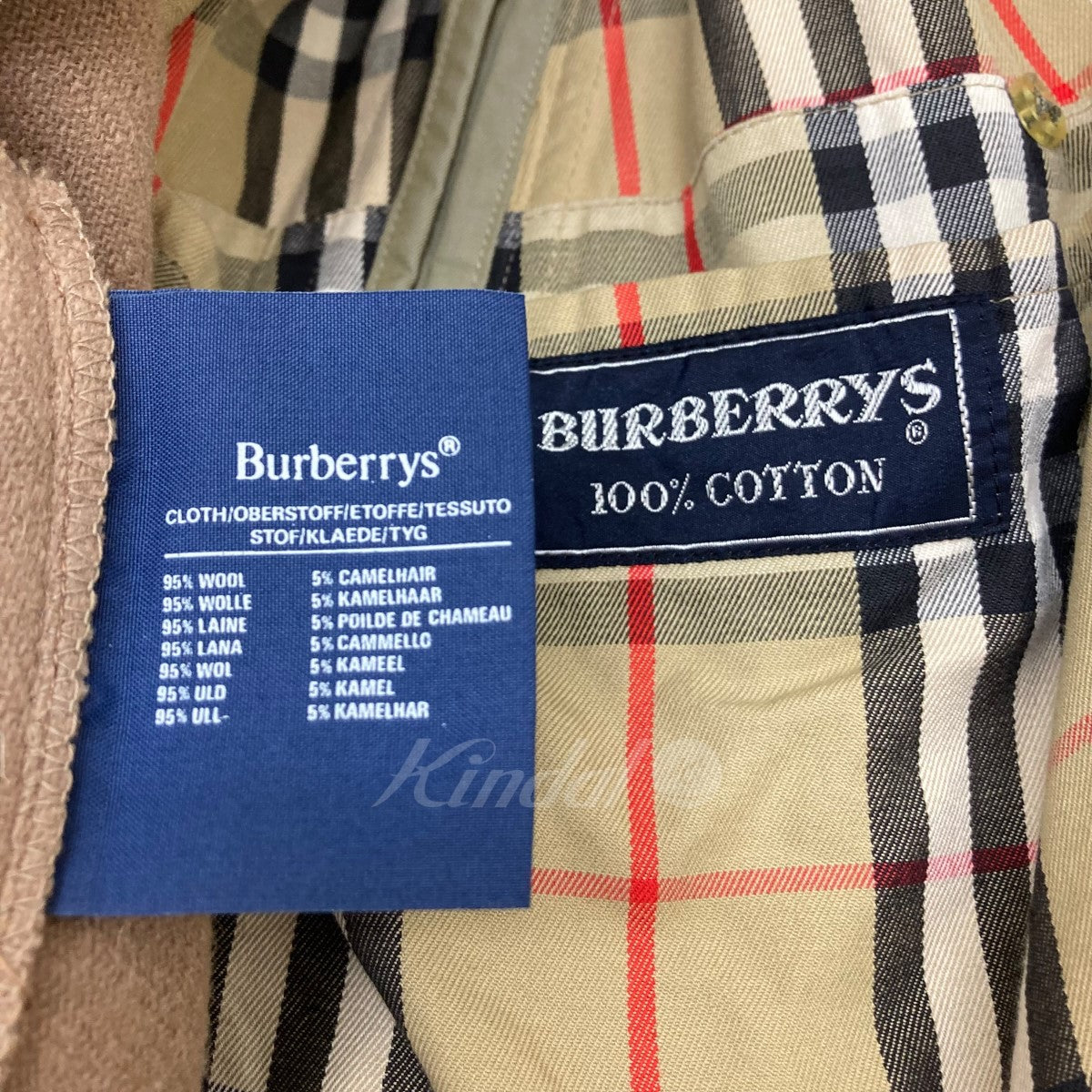 Burberry's(バーバリーズ) ライナー付トレンチコート 80's／一枚袖 ベージュ サイズ 11｜【公式】カインドオルオンライン ブランド古着 ・中古通販【kindal】