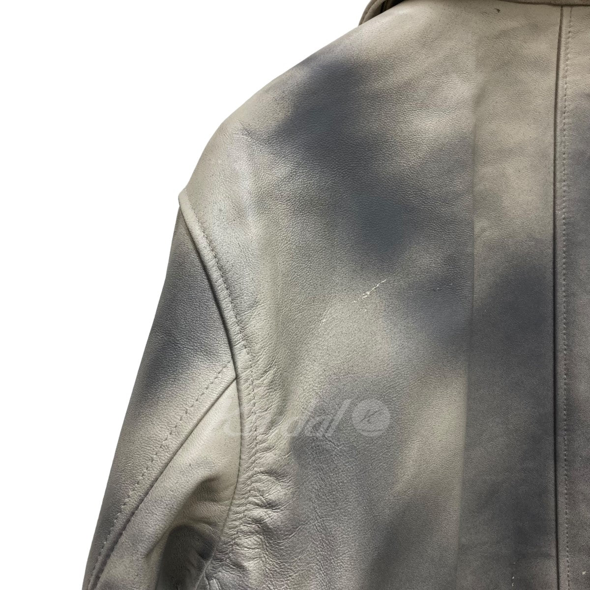 YOKE(ヨーク) 吾亦紅別注 GOAT LEATHER ZIP BLOUSON SP レザーブルゾン YK23SS0456B-WM グレー サイズ 2｜【公式】カインドオルオンライン  ブランド古着・中古通販【kindal】