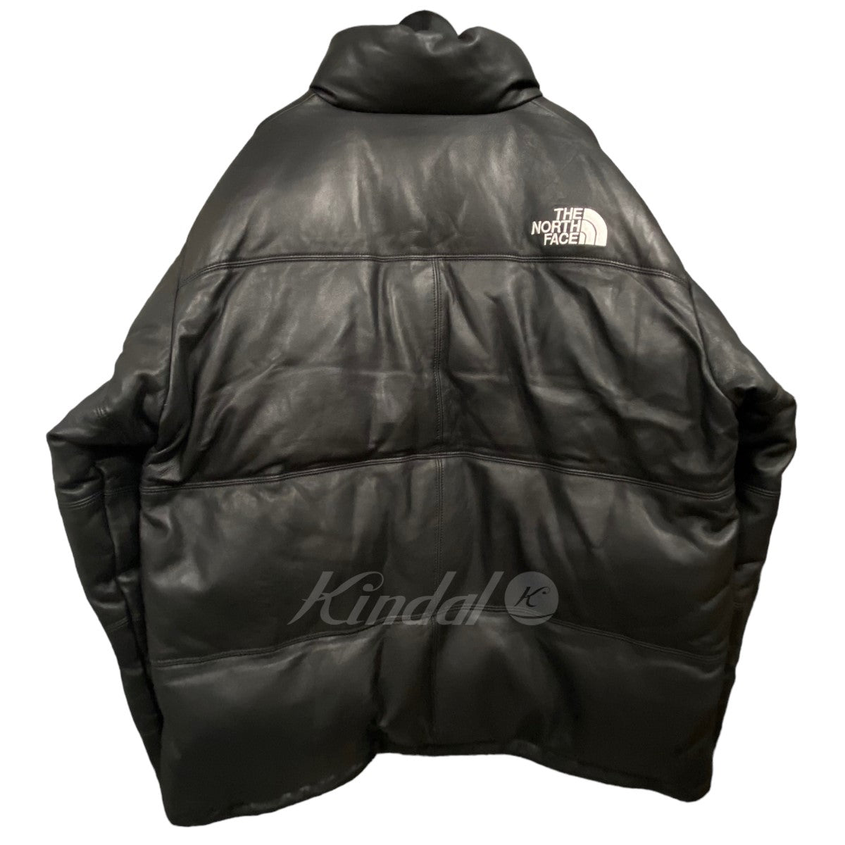 17AW 「Leather Nuptse Jacket」レザーヌプシダウンジャケット