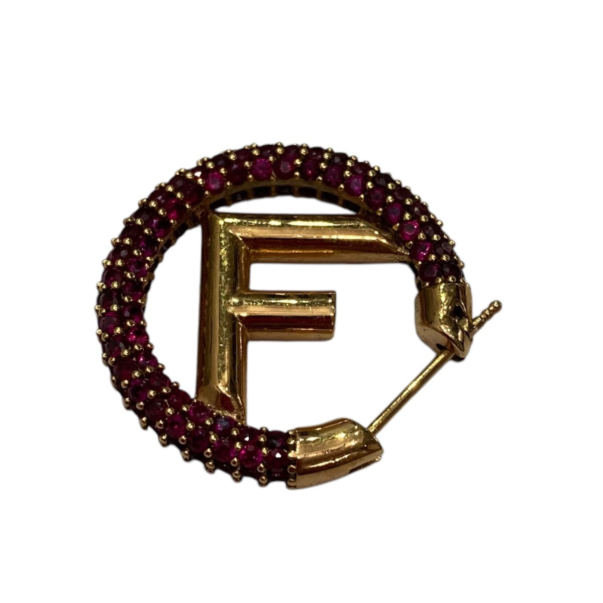 FENDI(フェンディ) ヘアクリップ ヘアピン ゴールド｜【公式