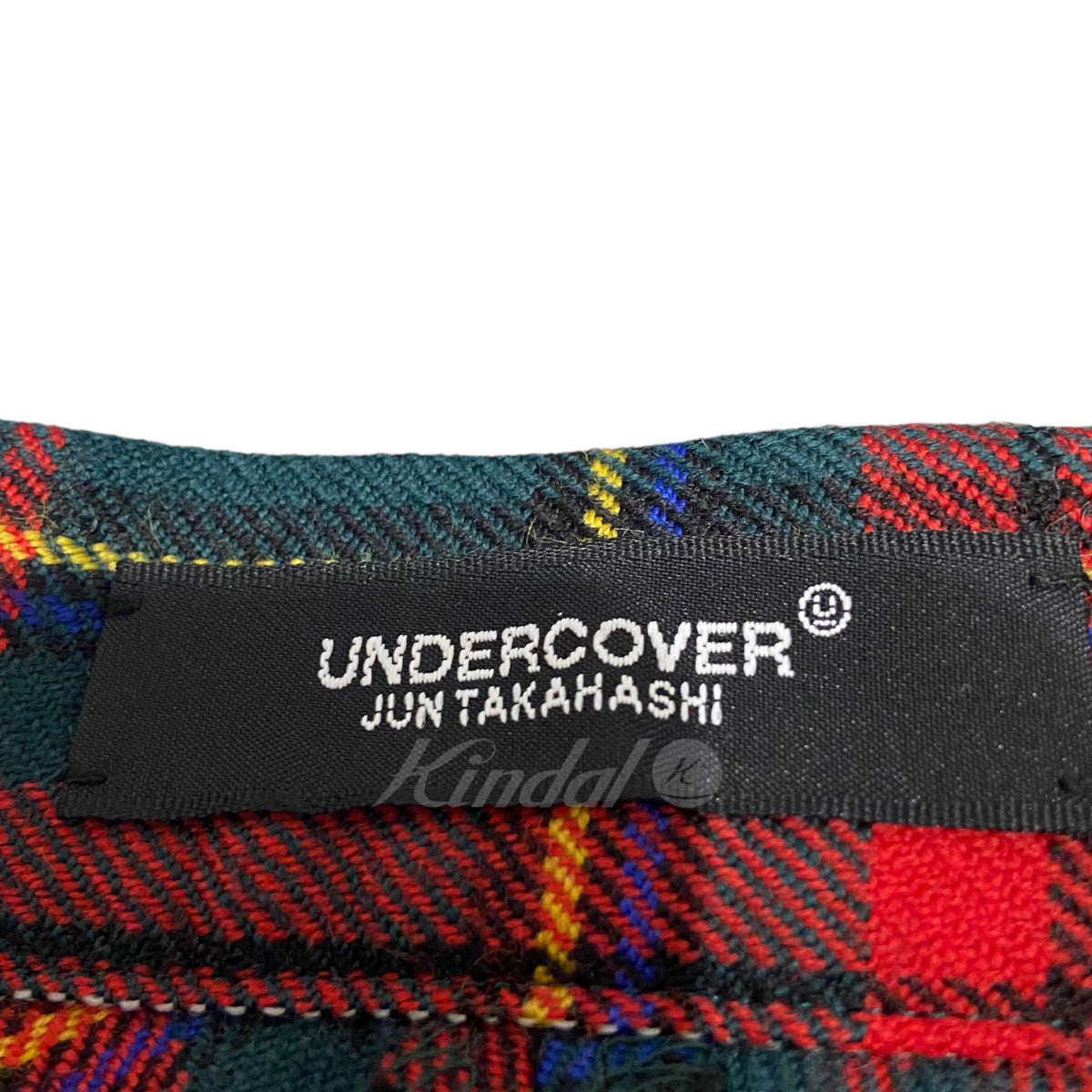 UNDER COVER(アンダーカバー) スカートドッキングタータンチェックフリンジパンツ UC2B1505 レッド×グリーン サイズ  2｜【公式】カインドオルオンライン ブランド古着・中古通販【kindal】