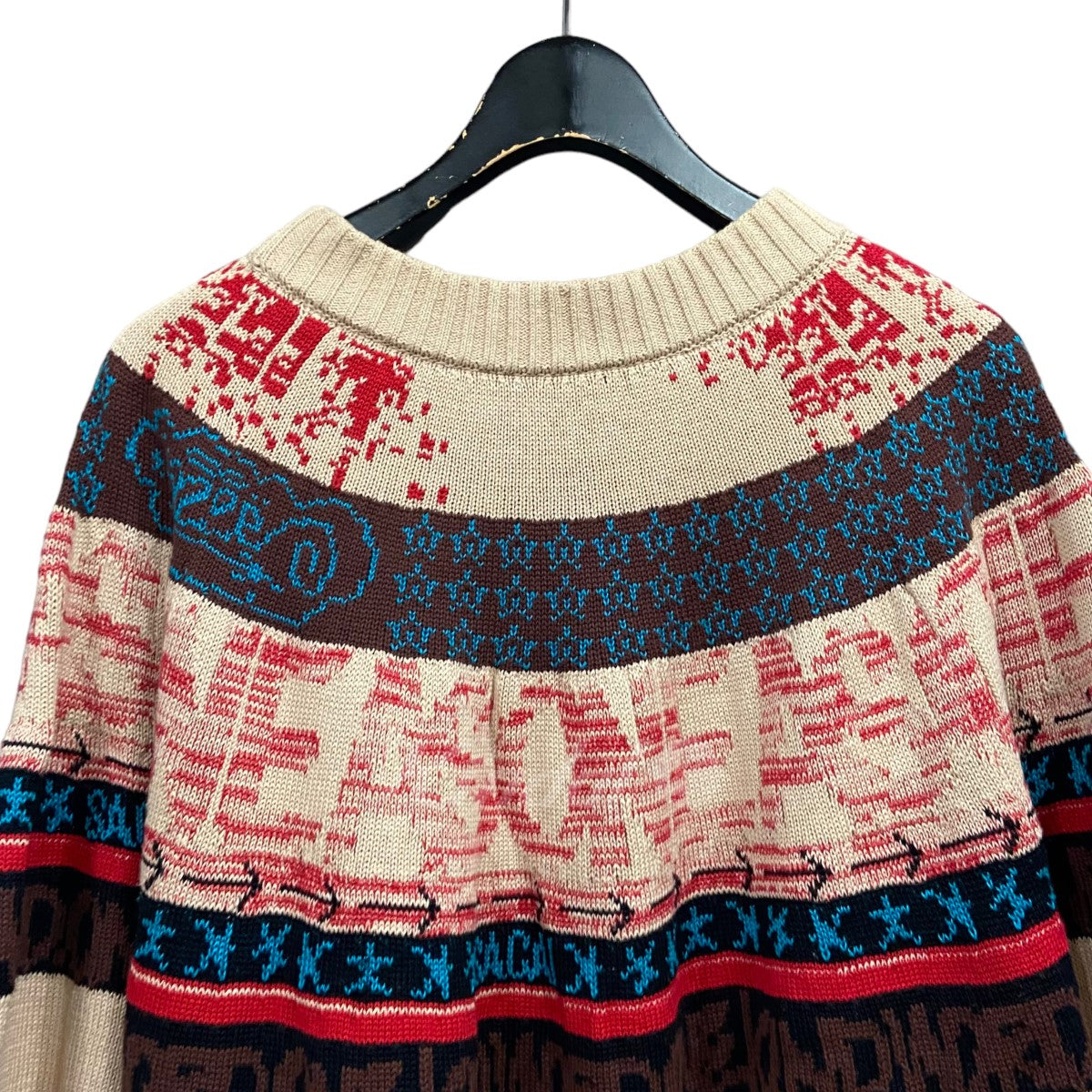 sacai×Eric Haze 23SS 「Jacquard Knit Pullover」ジャガードニット