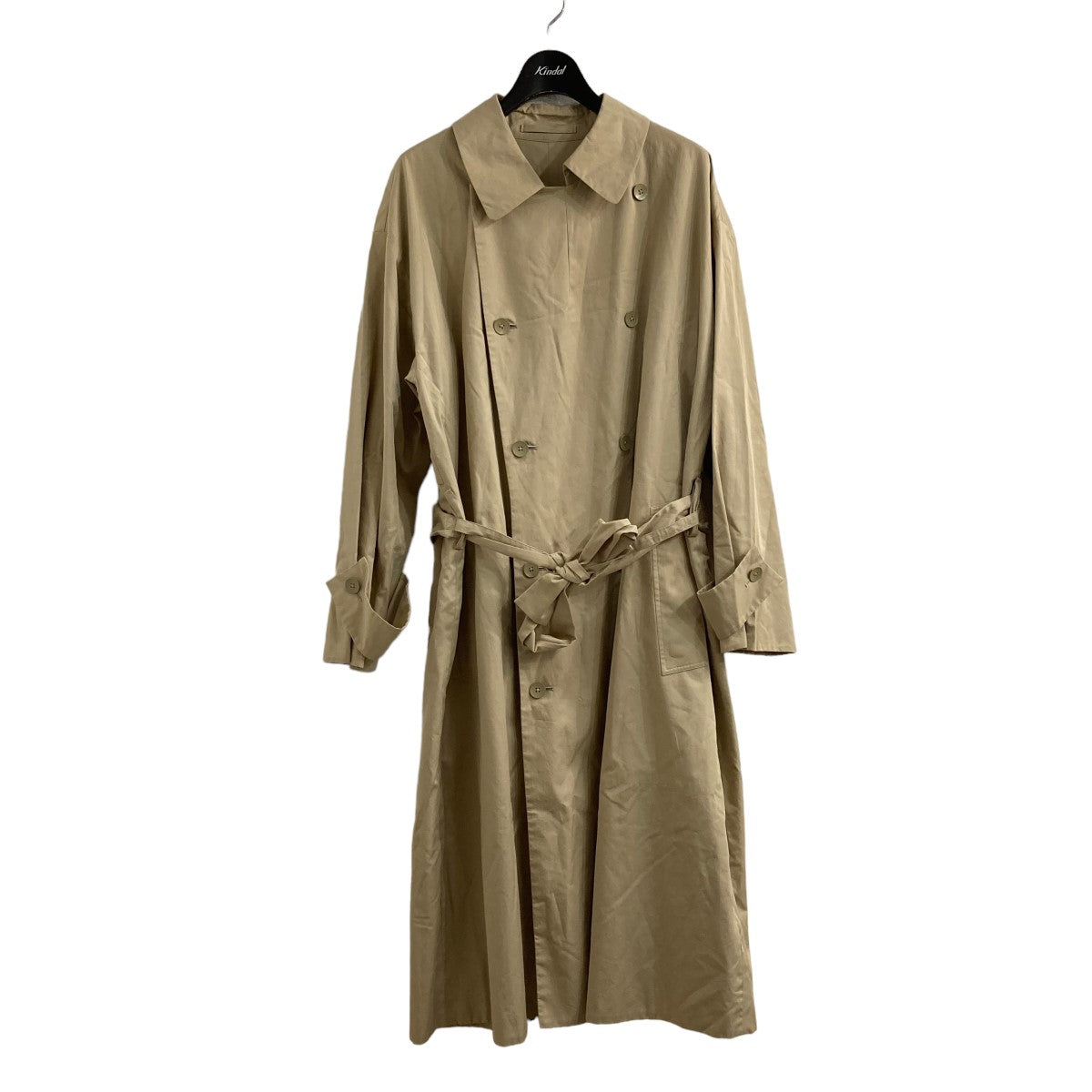 ｢YARN DYE TWILL UNISEX OVERSIZED TRENCH COAT｣