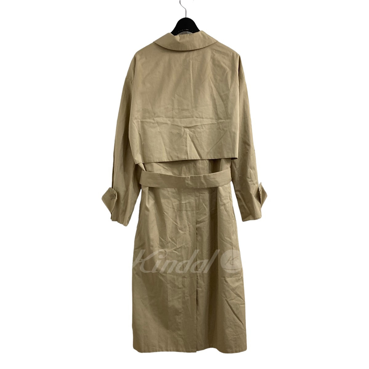 ｢YARN DYE TWILL UNISEX OVERSIZED TRENCH COAT｣