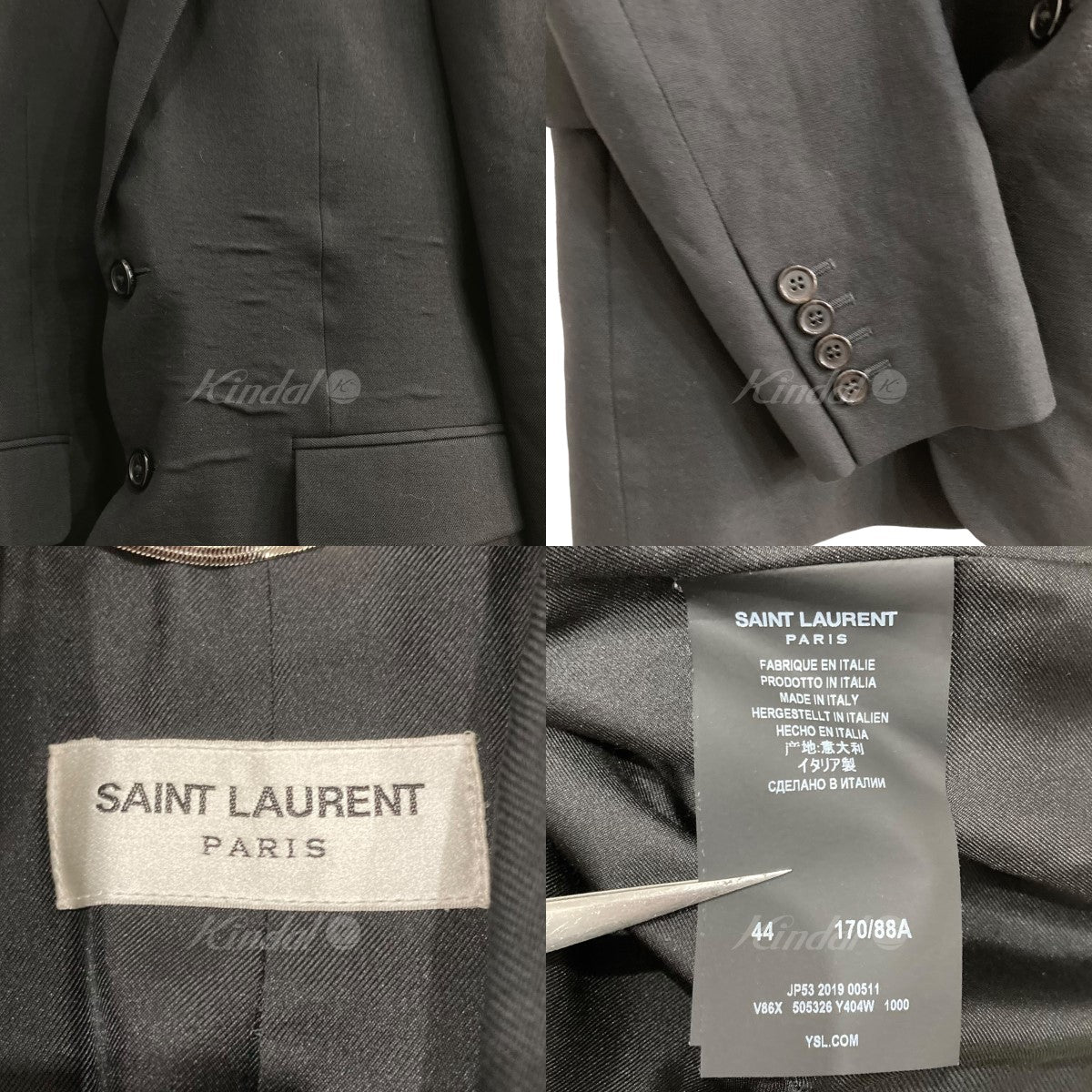 SAINT LAURENT PARIS(サンローランパリ) テーラードジャケット