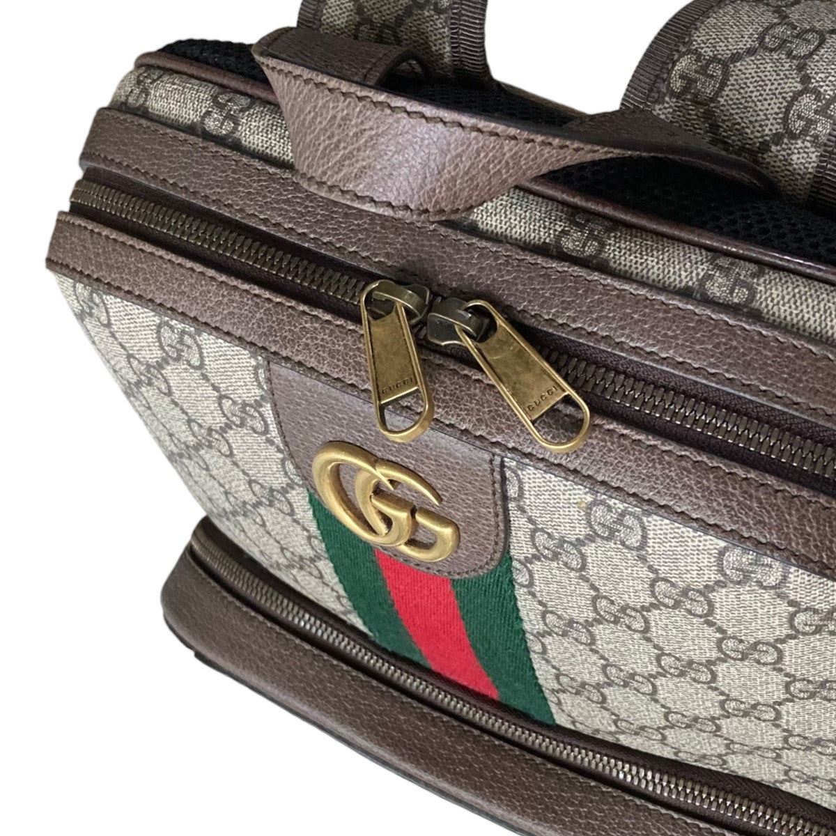 GUCCI(グッチ) 547967 オフィディアGGスプリームシェリーラインバックパック 493075 ブラウン｜【公式】カインドオルオンライン  ブランド古着・中古通販【kindal】