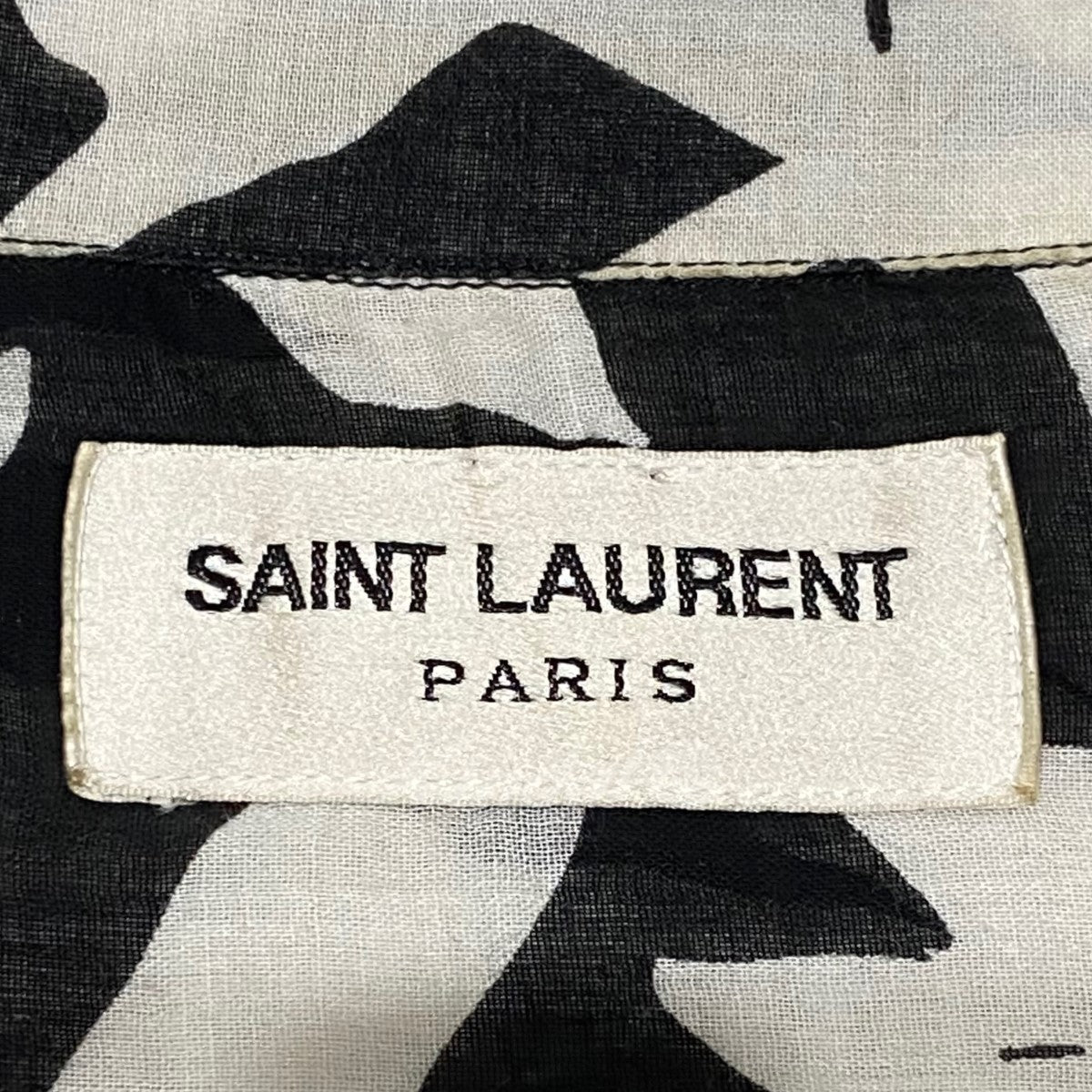 SAINT LAURENT PARIS(サンローランパリ) 16SS 開襟アロハシャツ 415167 ...