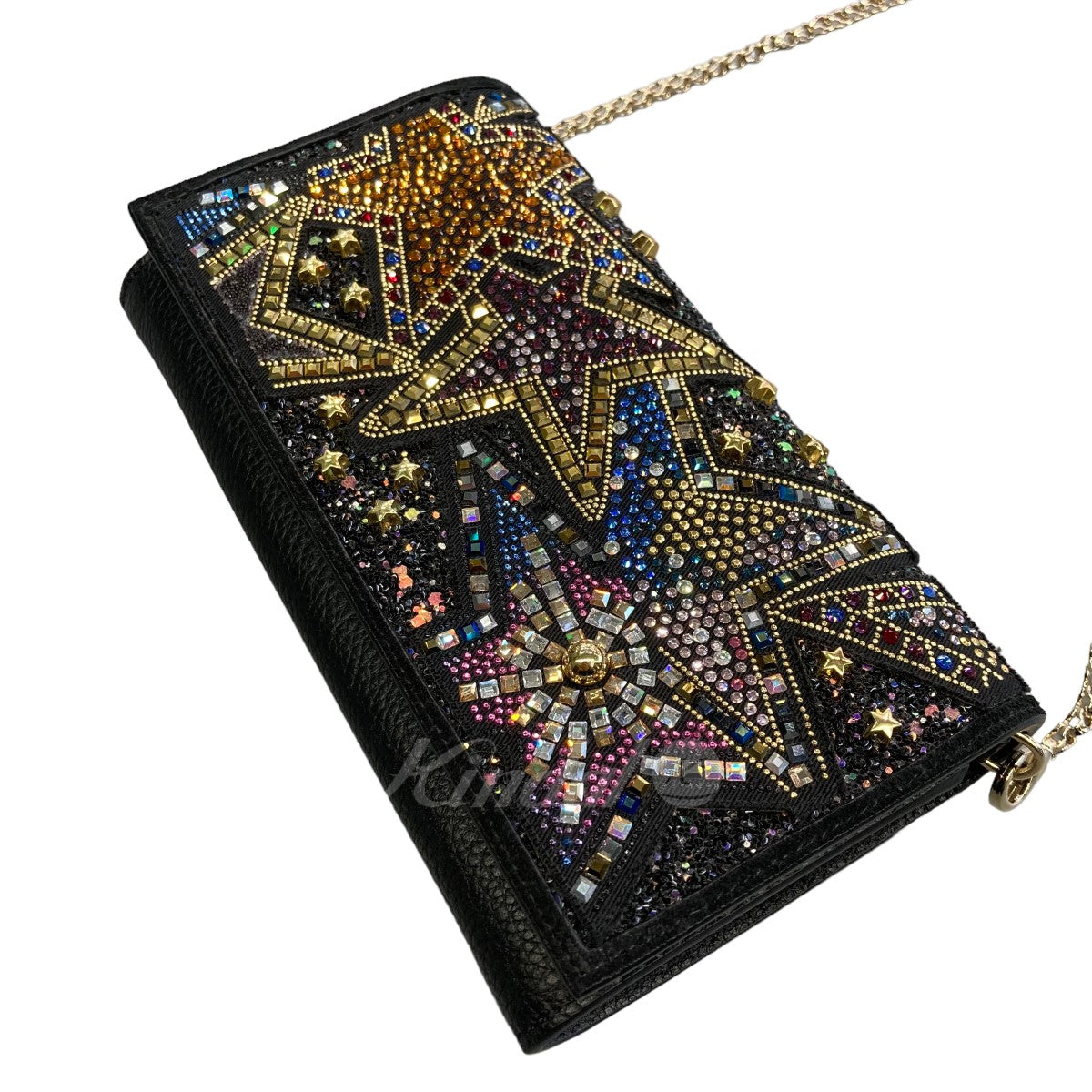 「w boudoir chain wallet piste aux」 チェーンウォレット