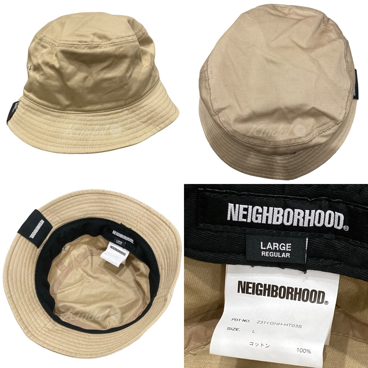 NEIGHBOR HOOD(ネイバーフッド) 23SS 「BUCKET HAT」ミニボックスロゴバケットハット