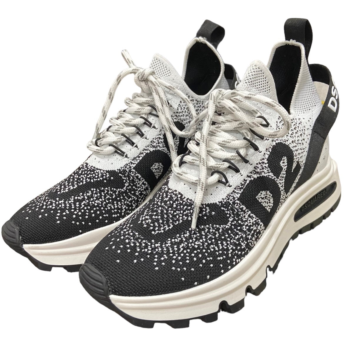 DSQUARED2(ディースクエアード) 「 RUN DS2 SNEAKERS」ニット素材 ...