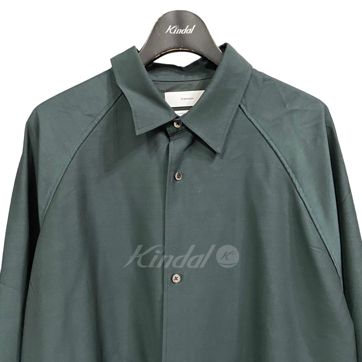 22AW 「Wool Cupro Flare Sleeve Shirt」オーバーサイズシャツ