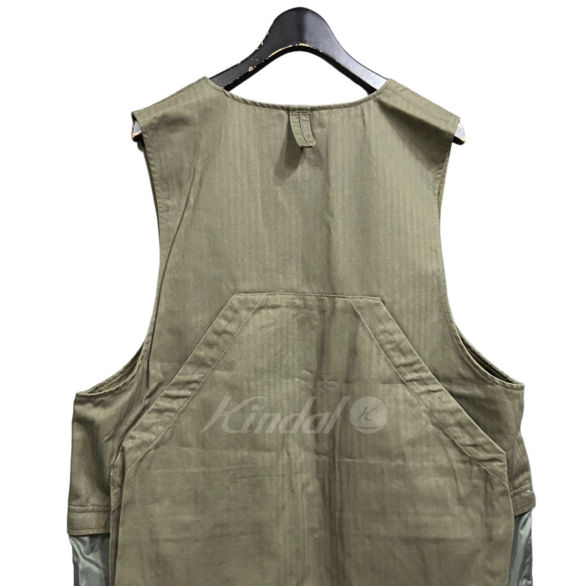 「Fishing Vest 2way」異素材ドッキングベスト