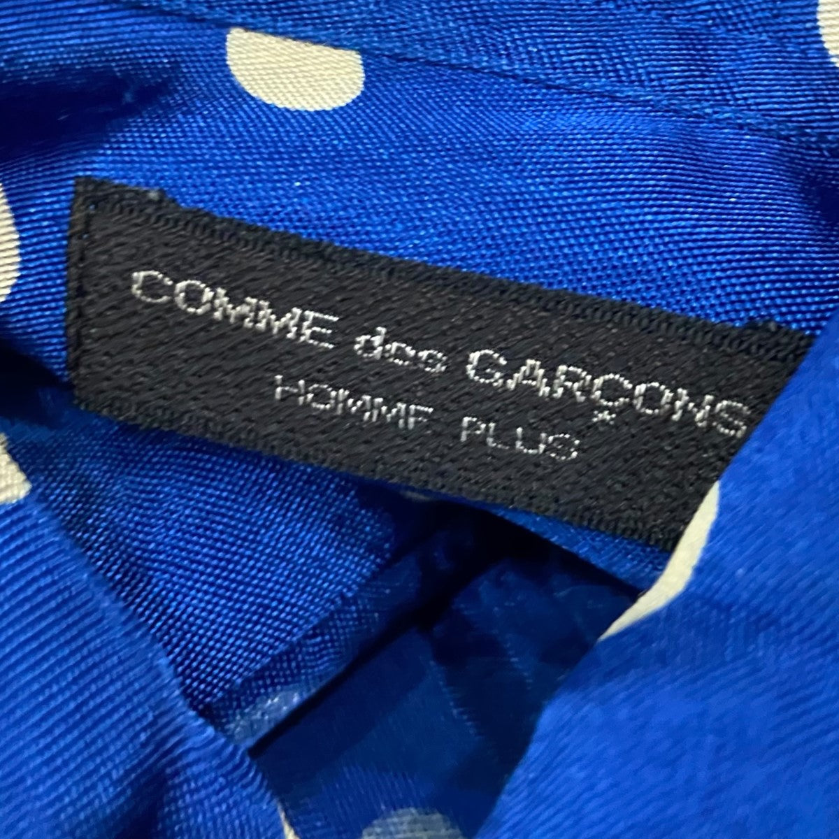 COMME des GARCONS HOMME PLUS(コムデギャルソンオムプリュス) 80sポルカドット柄レーヨンシャツ