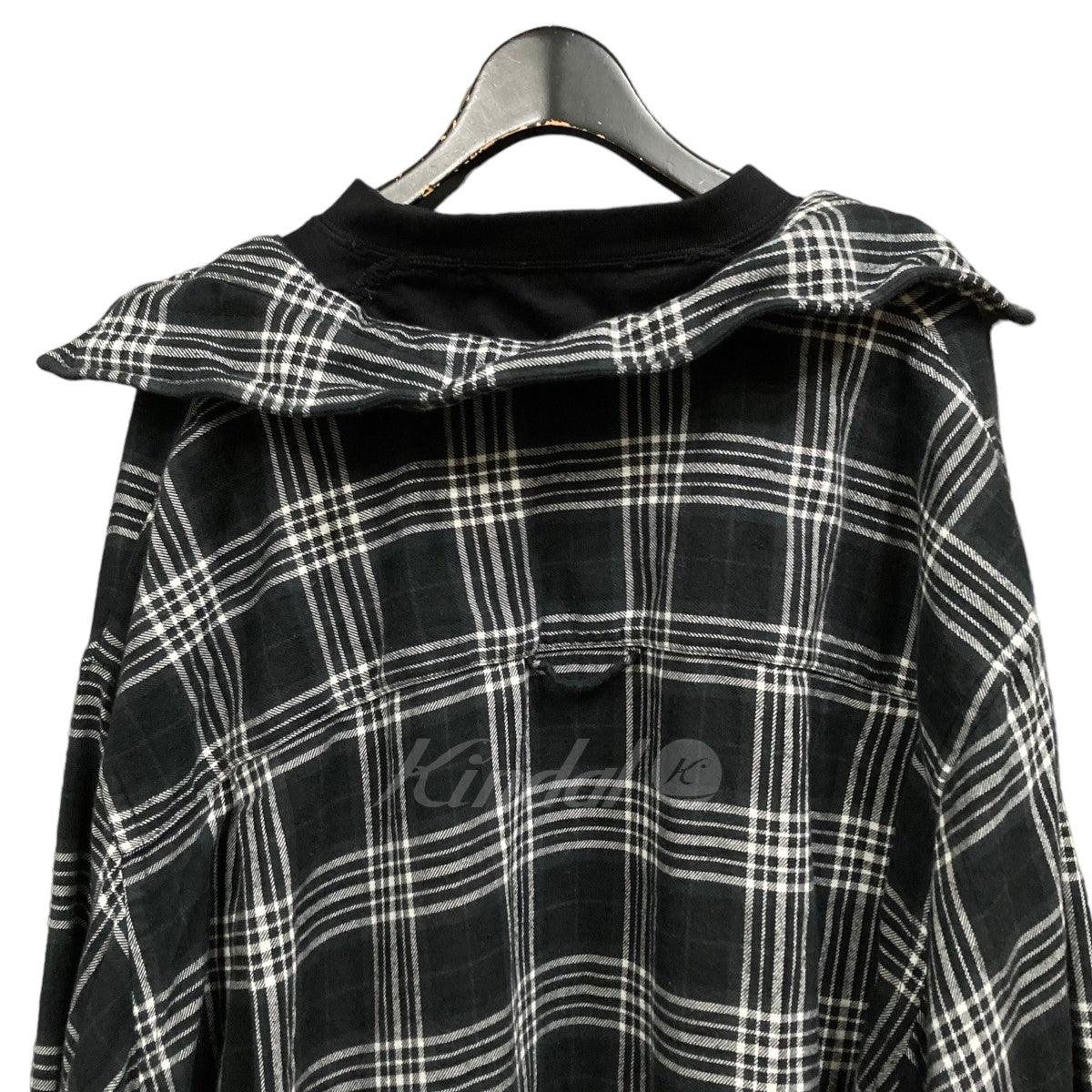 BALENCIAGA(バレンシアガ) ドッキングシャツ 699371 ブラック サイズ 
