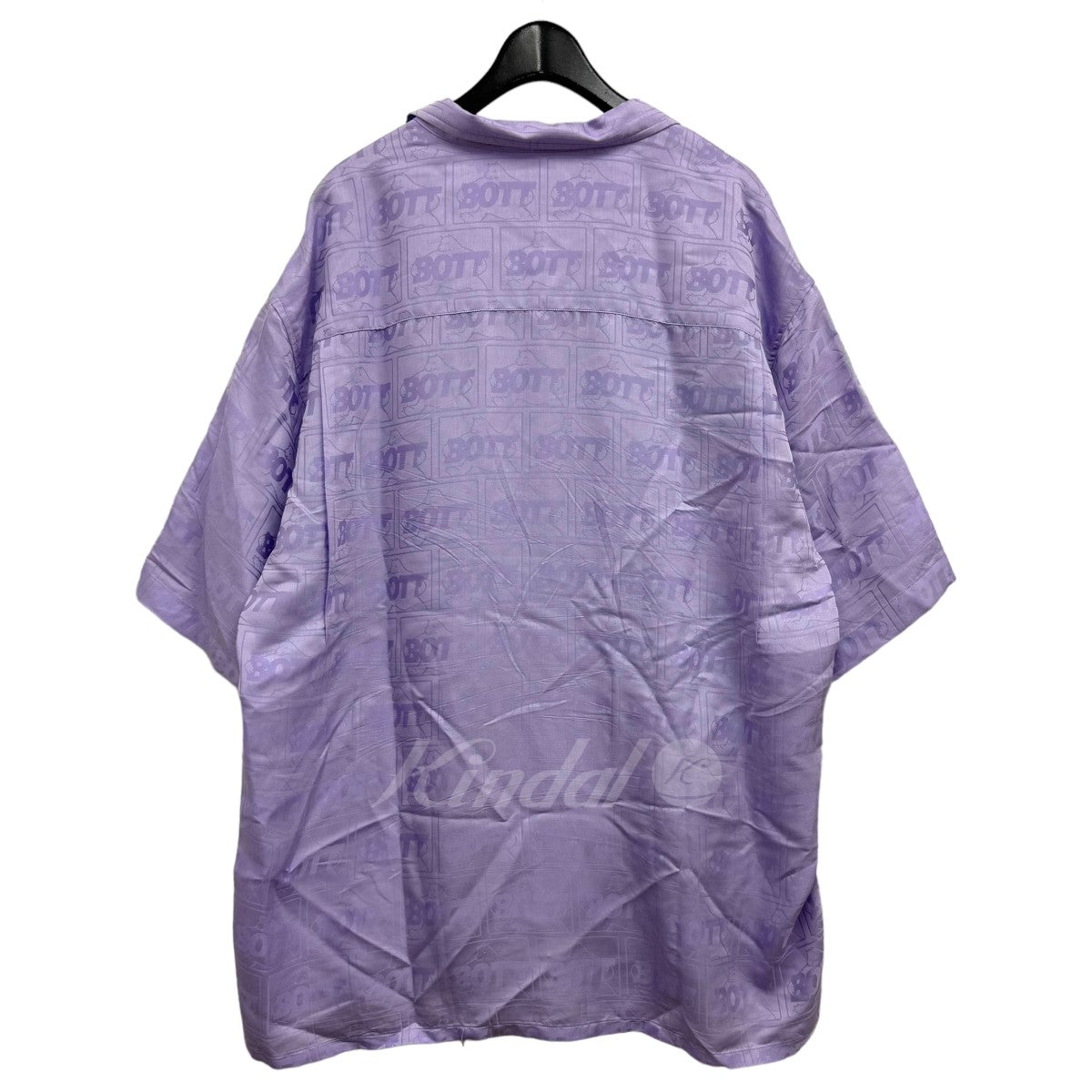 BoTT(ボット) 「Jacquard Satin S／SL Shirt」総柄サテン半袖シャツ ...