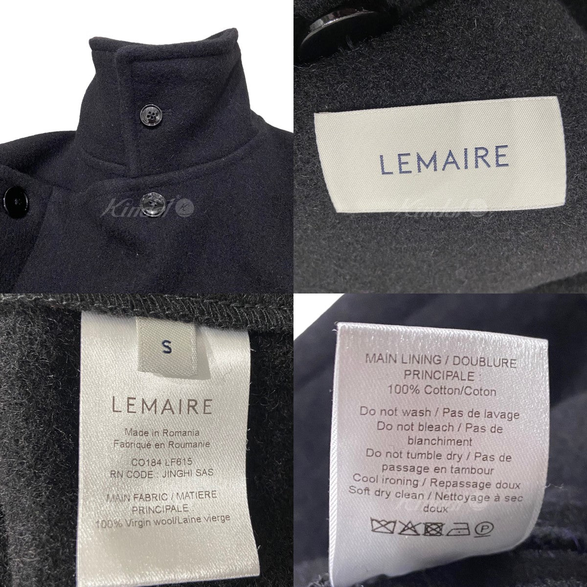 LEMAIRE(ルメール) 22AW「WRAP COAT」ラップコート