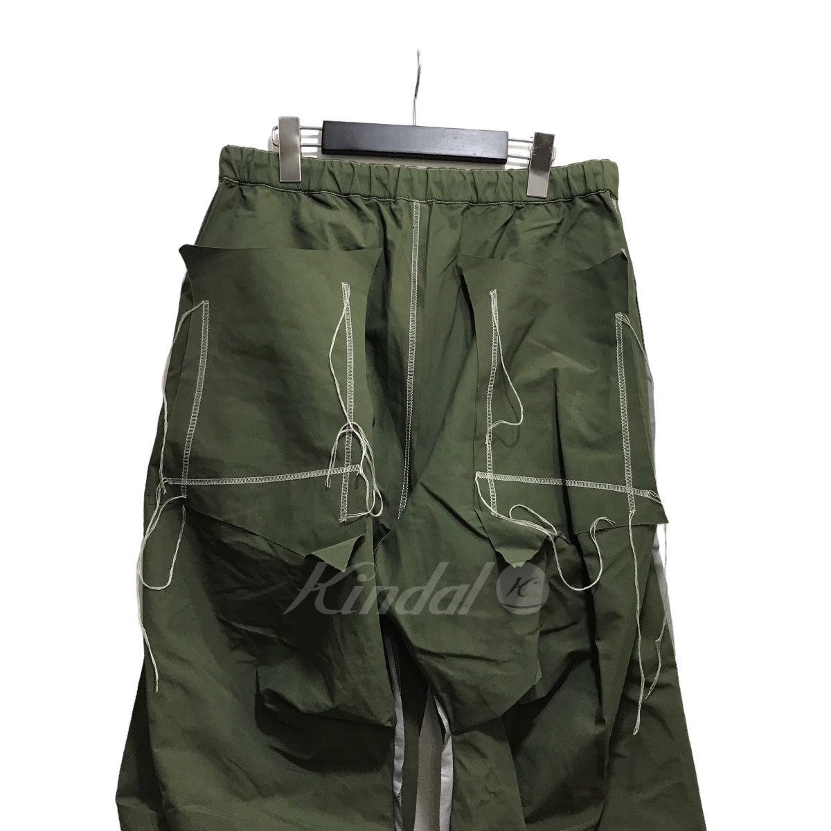 sulvam(サルバム) 「Cutting Tuck Pants」カッティングタックパンツ SR-P07-300 SR-P07-300 カーキ サイズ  M｜【公式】カインドオルオンライン ブランド古着・中古通販【kindal】