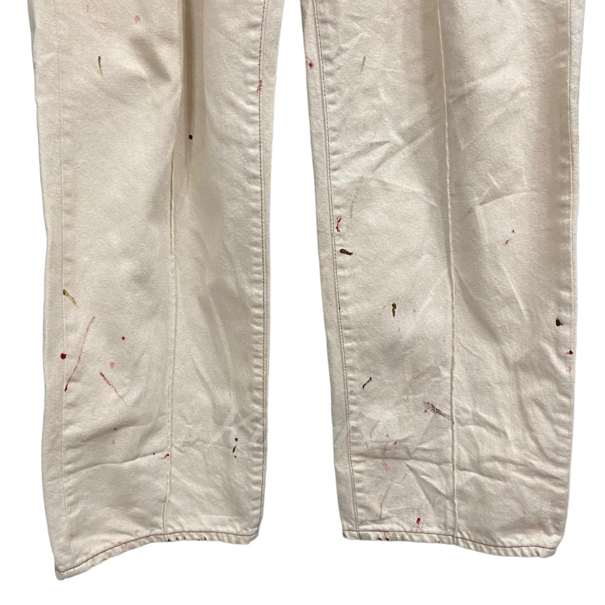 KHOKI(コッキ) 「Hand Paint Denim Pants」加工デザインパンツ