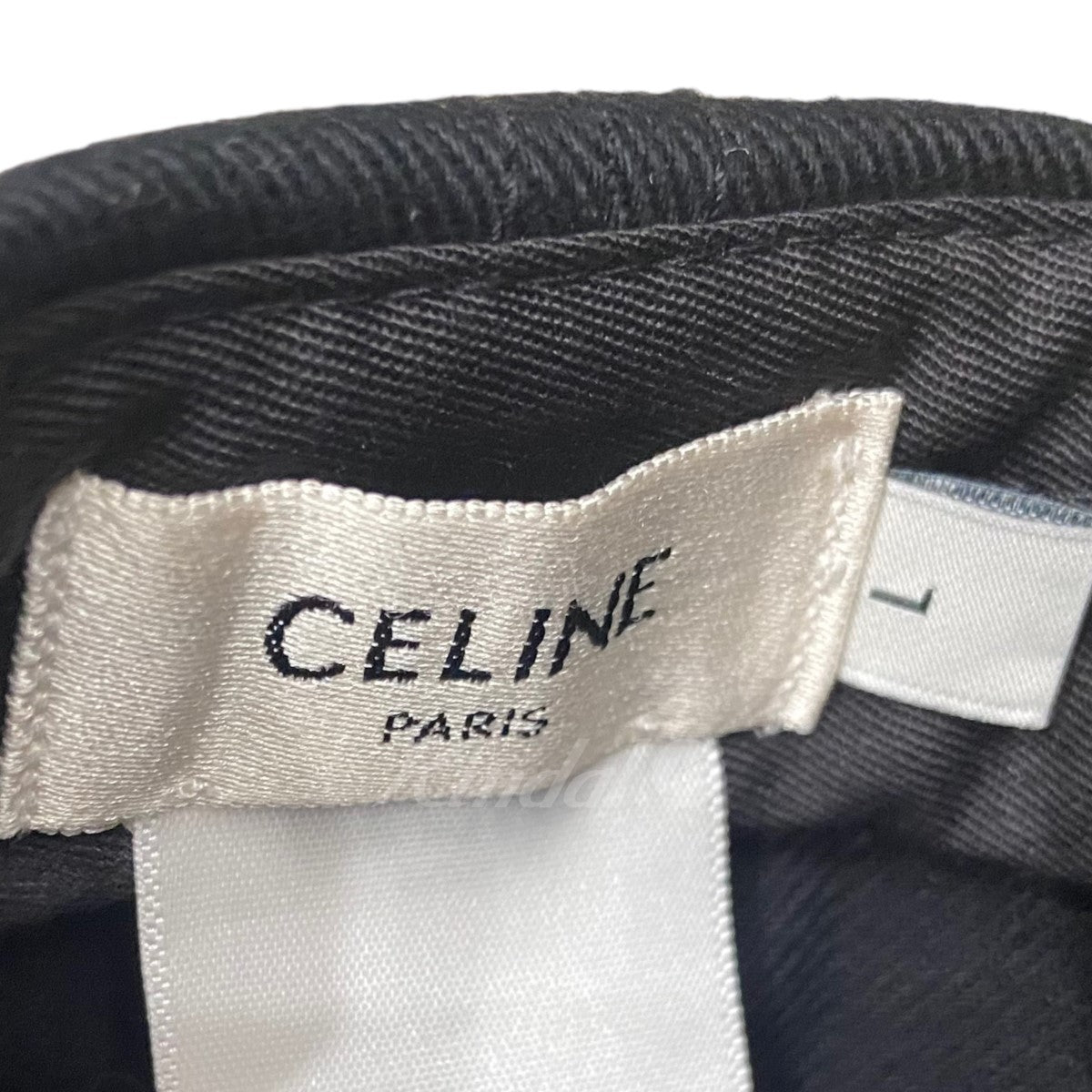 CELINE 22AW スパンコールロゴキャップ 古着・中古-7枚目のアイテム画像