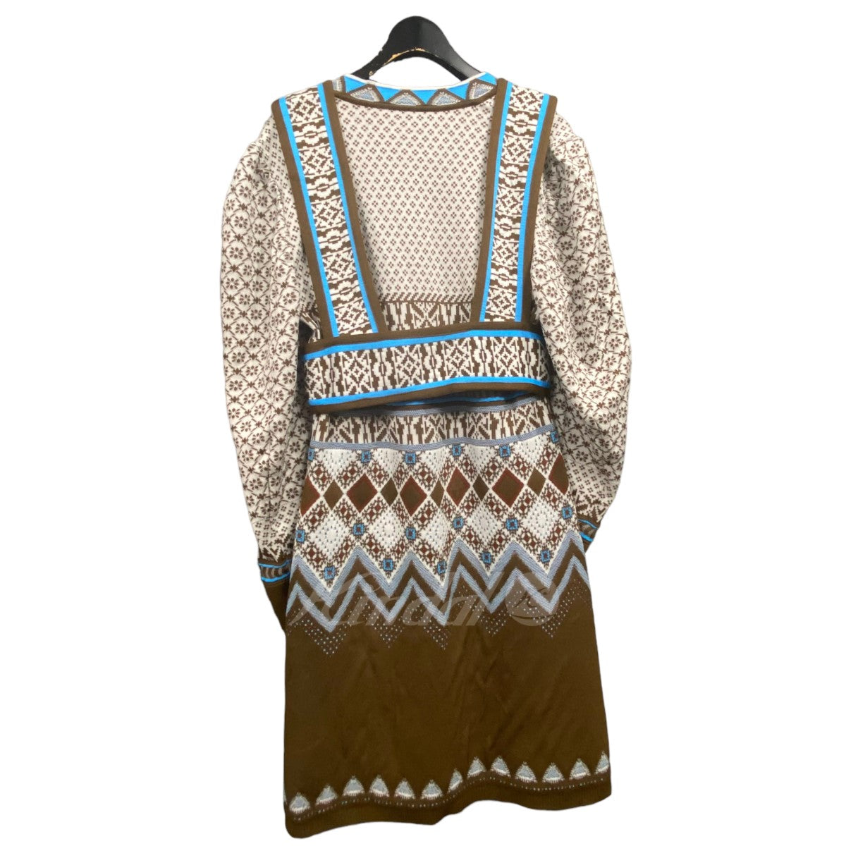 mame kurogouchi(マメクロゴウチ) 「Fair Isle Knitted Dress