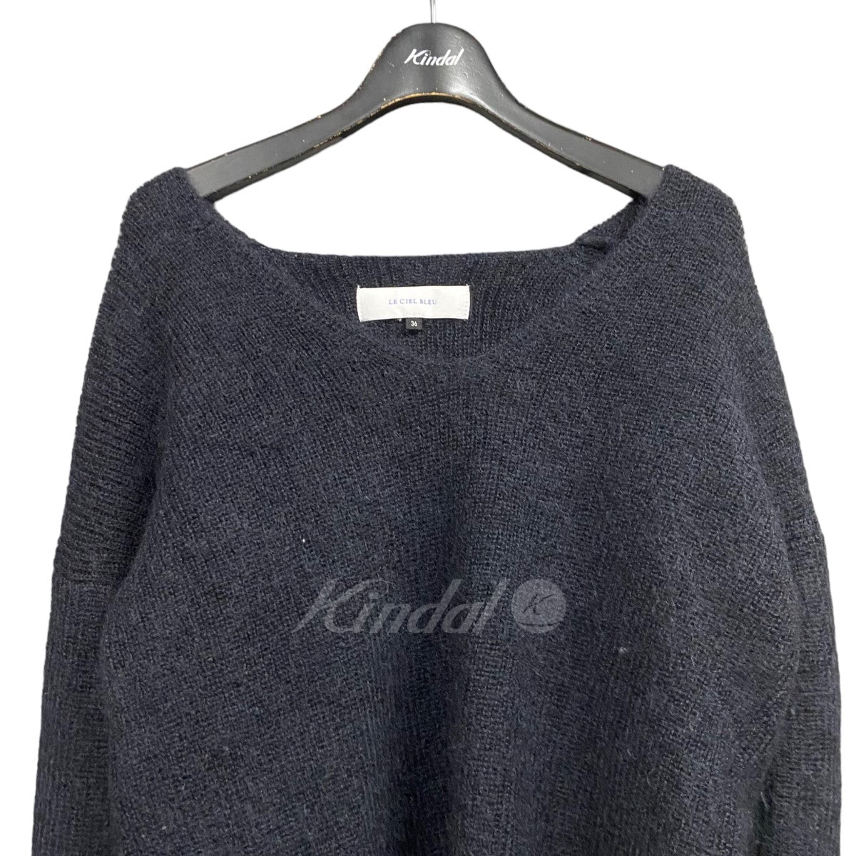 16AW Vネックモヘアセーター