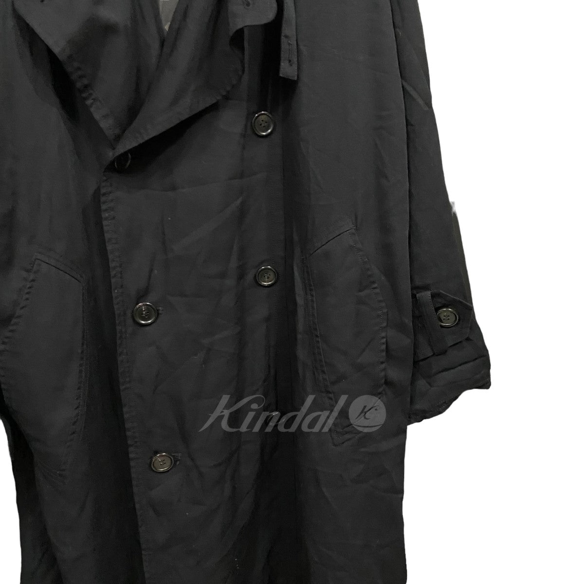 77circa(ナナナナサーカ) トレンチコート cc17aw-59 ブラック サイズ ...