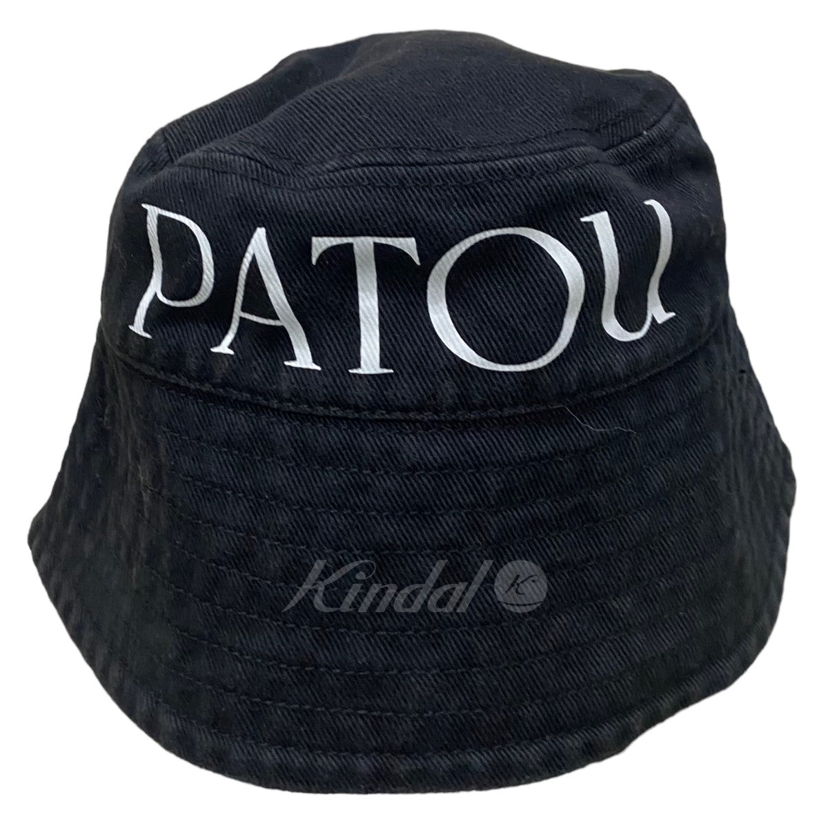 PATOU(パトゥ) ロゴバケットハット AC0270076998B ブラック サイズ 13