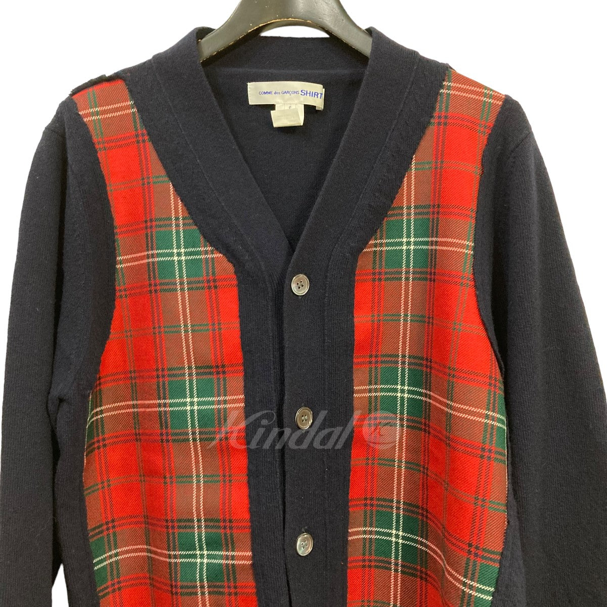 COMME des GARCONS SHIRT(コムデギャルソンシャツ) 20AW 「Tartan Panel Cardigan」  タータンチェックカーディガン