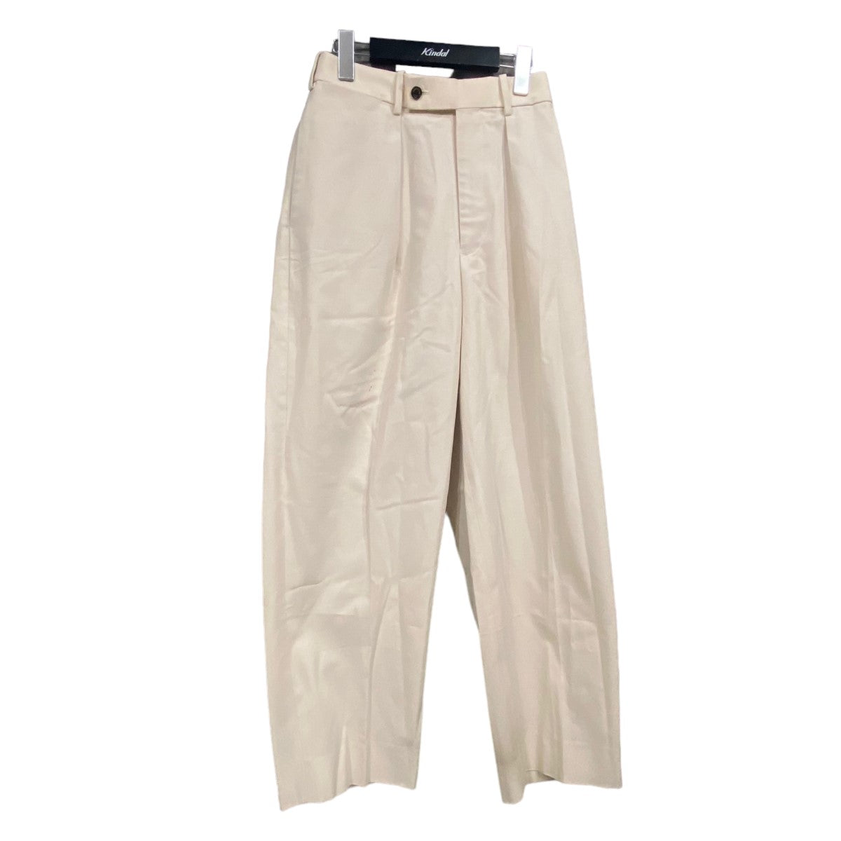 ｢FLAT FRONT TROUSERS ORGANIC COTTON DRY TWILL｣