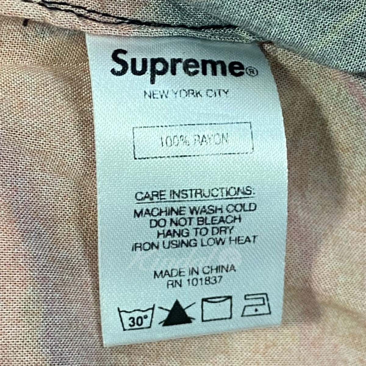 SUPREME×Martin Wong 19AW 「8-Ball Rayon S／S Shirt」 オレンジ ...