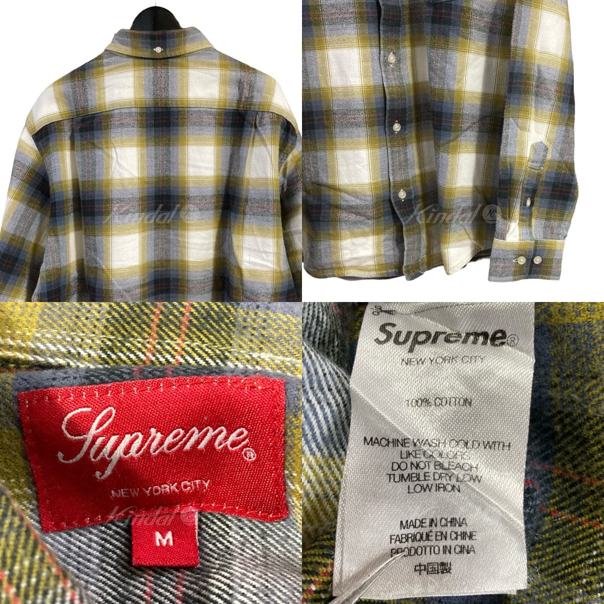 SUPREME(シュプリーム) 22SS「Brushed Plaid Flannel Shirt」チェック ...