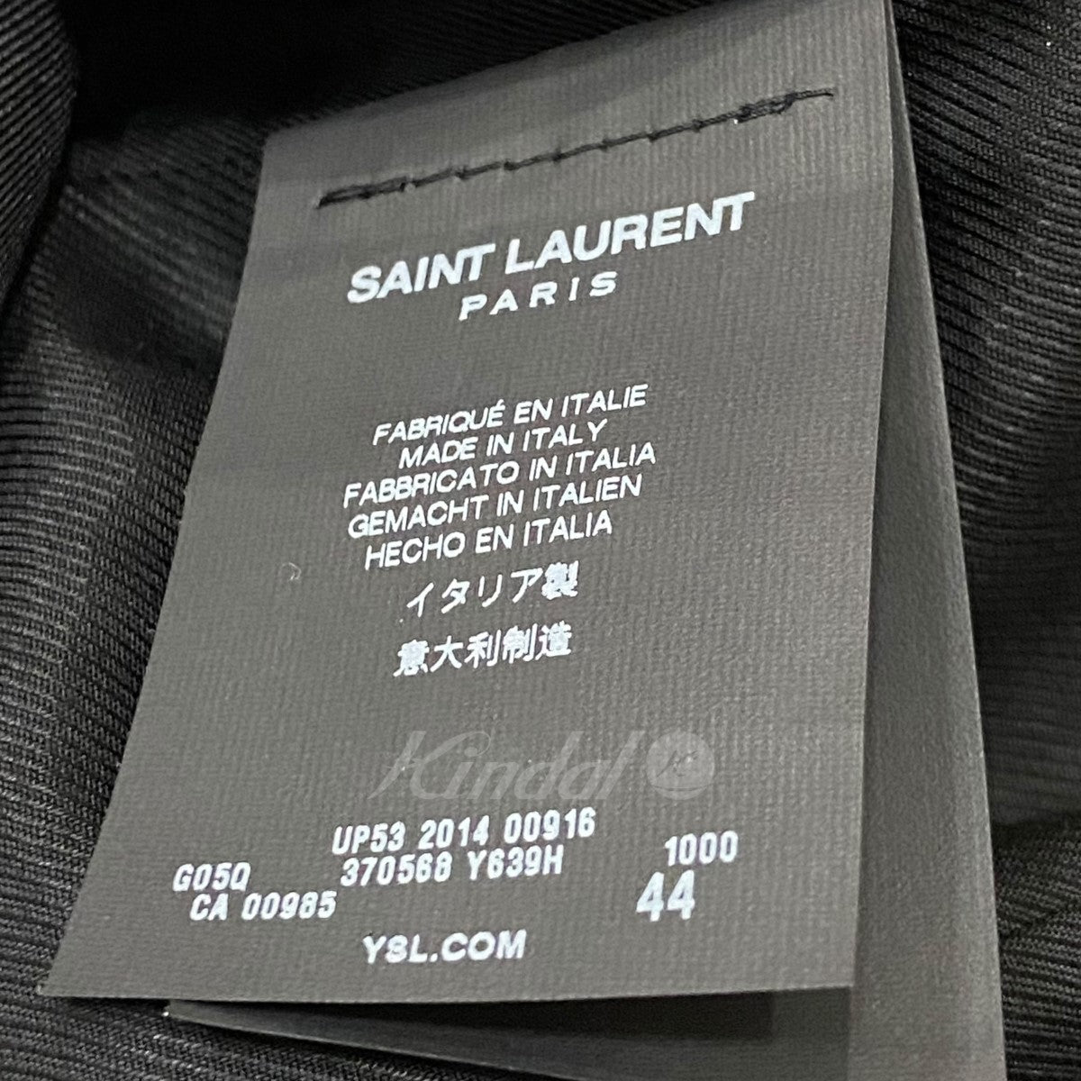 SAINT LAURENT PARIS(サンローランパリ) ベスト 370568 ブラック ...