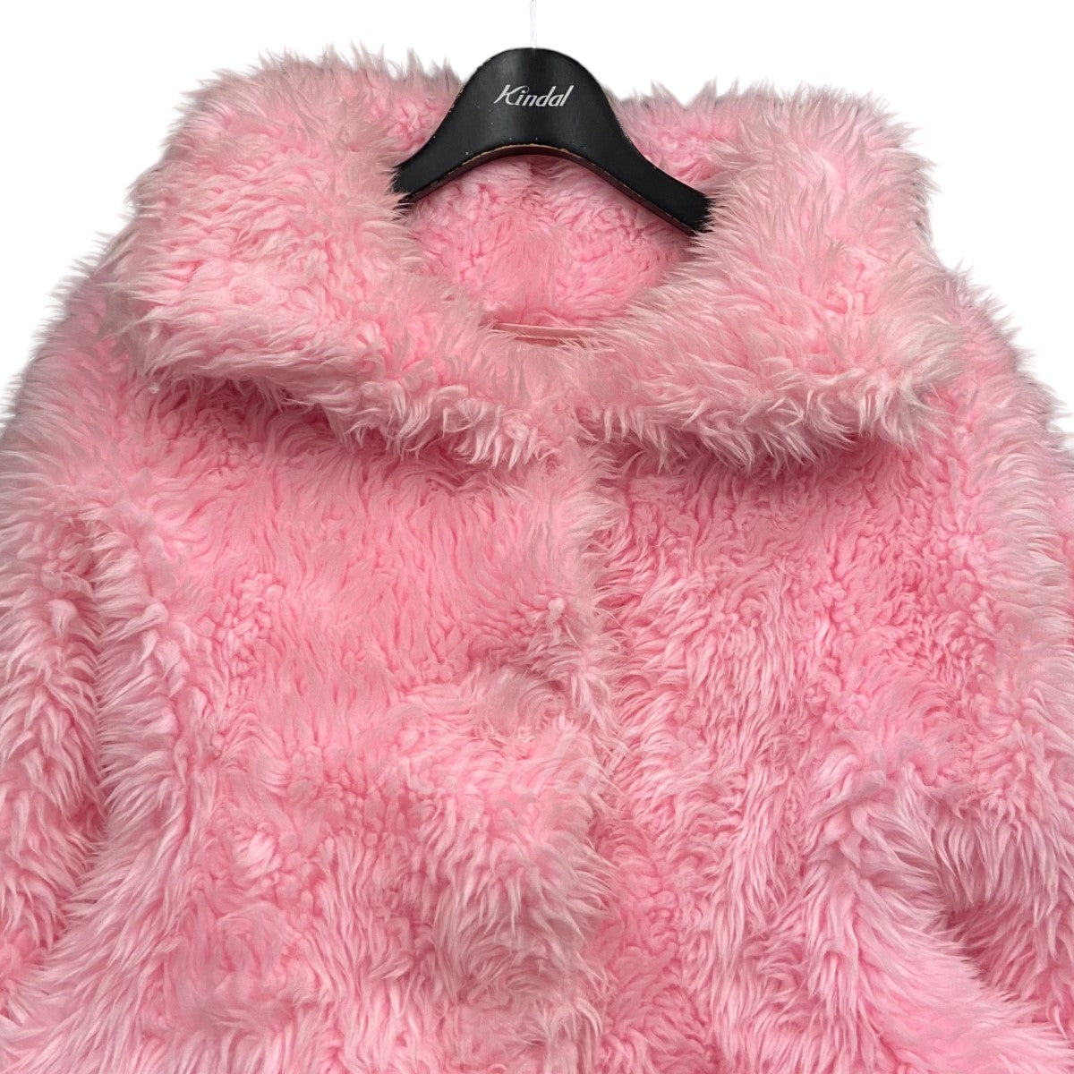 BALENCIAGA(バレンシアガ) ｢OVERSIZE FUR COAT｣キルティングオーバーサイズファーコート 583877 ピンク サイズ  32｜【公式】カインドオルオンライン ブランド古着・中古通販【kindal】