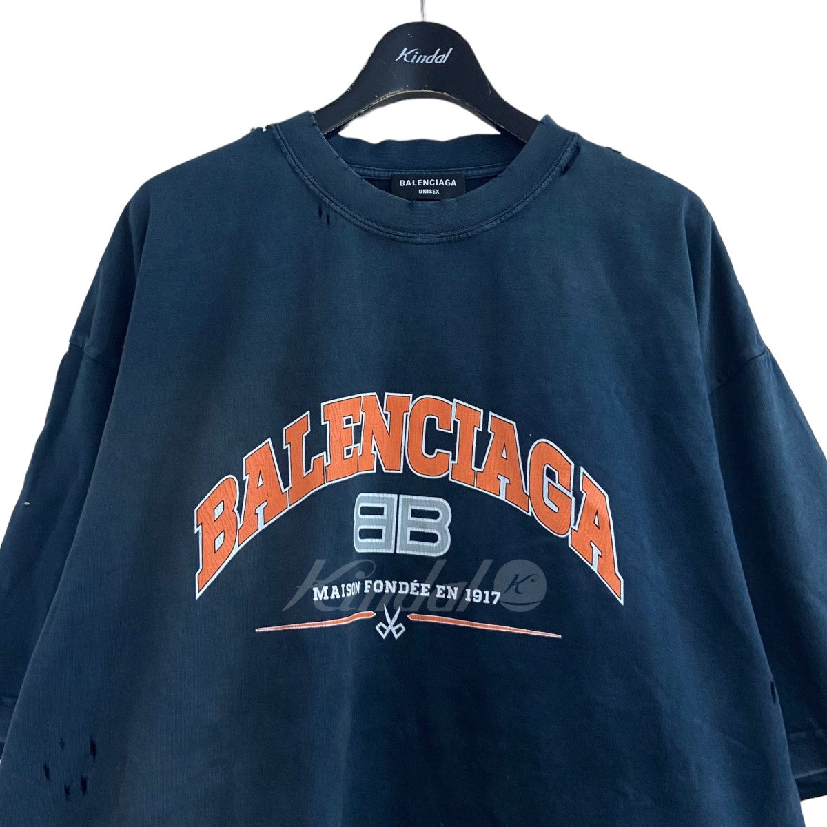 BALENCIAGA(バレンシアガ) 22SS ｢MediumFit T-shirt｣ダメージ加工T 