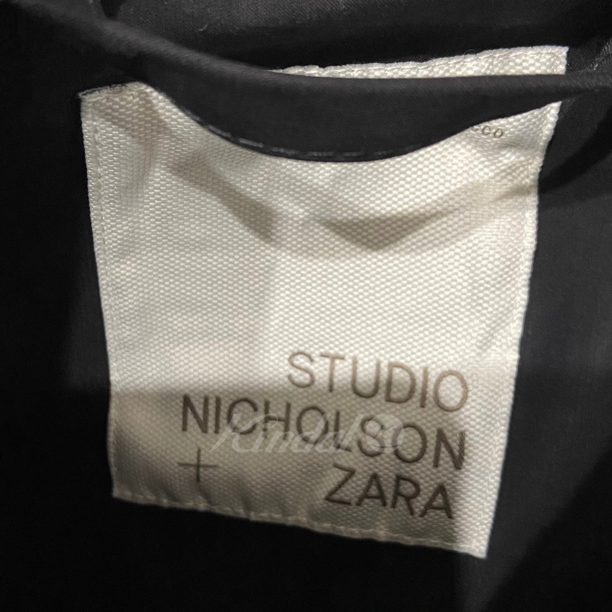 STUDIO NICHOLSON×ZARA シャツワンピース ブラック サイズ L｜【公式】カインドオルオンライン  ブランド古着・中古通販【kindal】