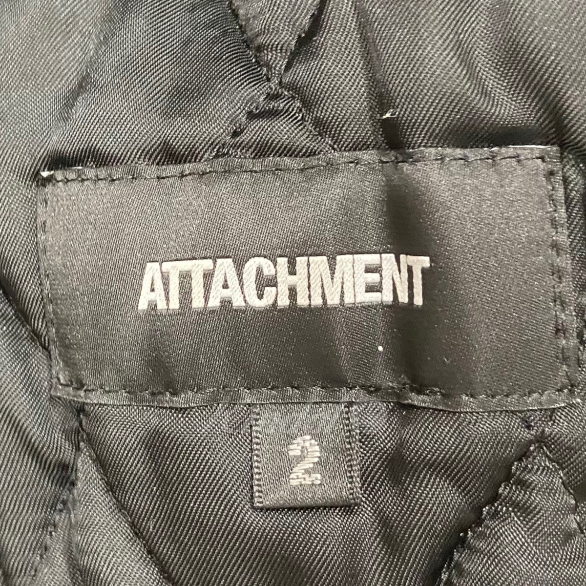 ATTACHMENT(アタッチメント) 14AW カシミヤ混平二重メルトンスタジャン AB42-216 ブラック サイズ  2｜【公式】カインドオルオンライン ブランド古着・中古通販【kindal】