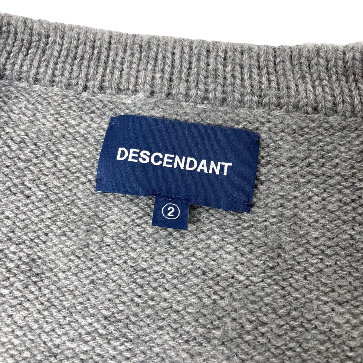 DESCENDANT(ディセンダント) NURSE KNIT CARDIGAN 22AW