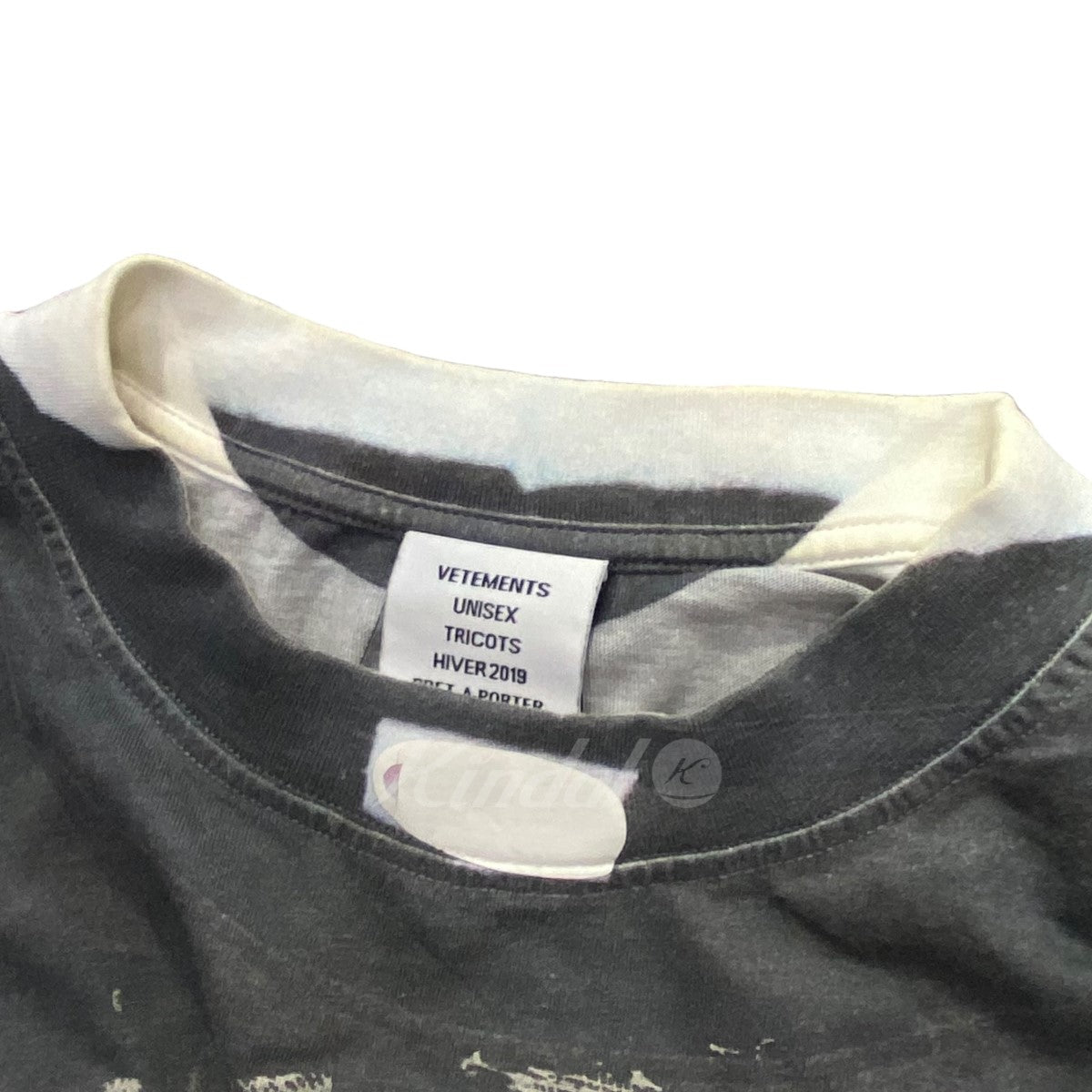 VETEMENTS(ヴェトモン) ｢Weltschmerz Rammstein Print Longsleeve T Shirt ｣  UAH19TR328 グレー サイズ 14｜【公式】カインドオルオンライン ブランド古着・中古通販【kindal】